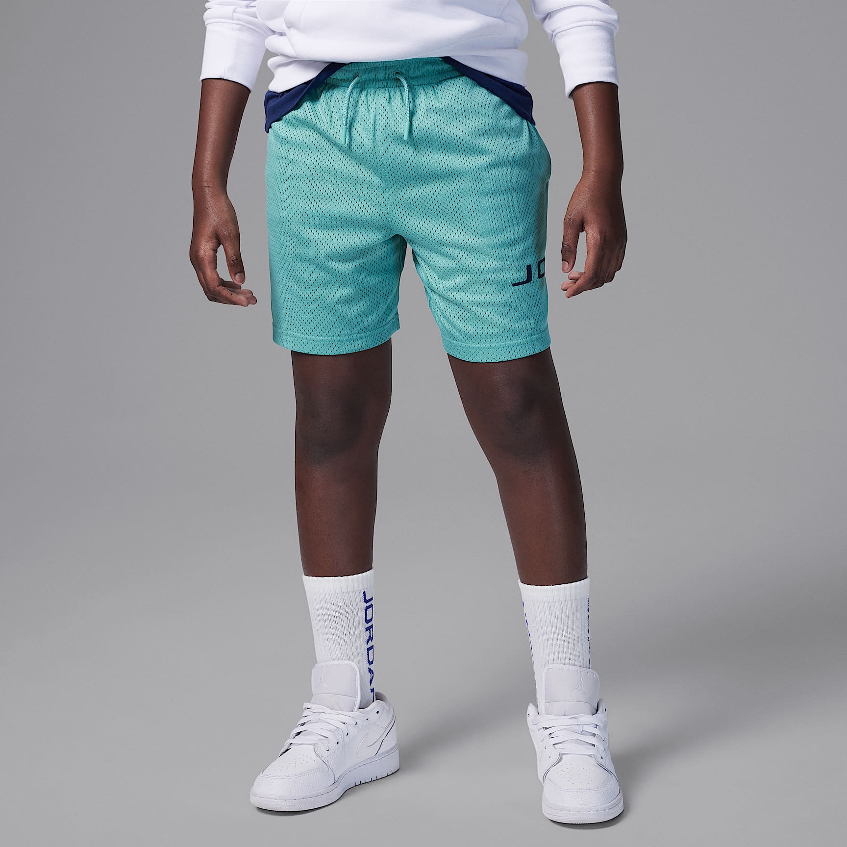 Jordan Dri-FIT Big Kids' Baseline Mesh Shorts