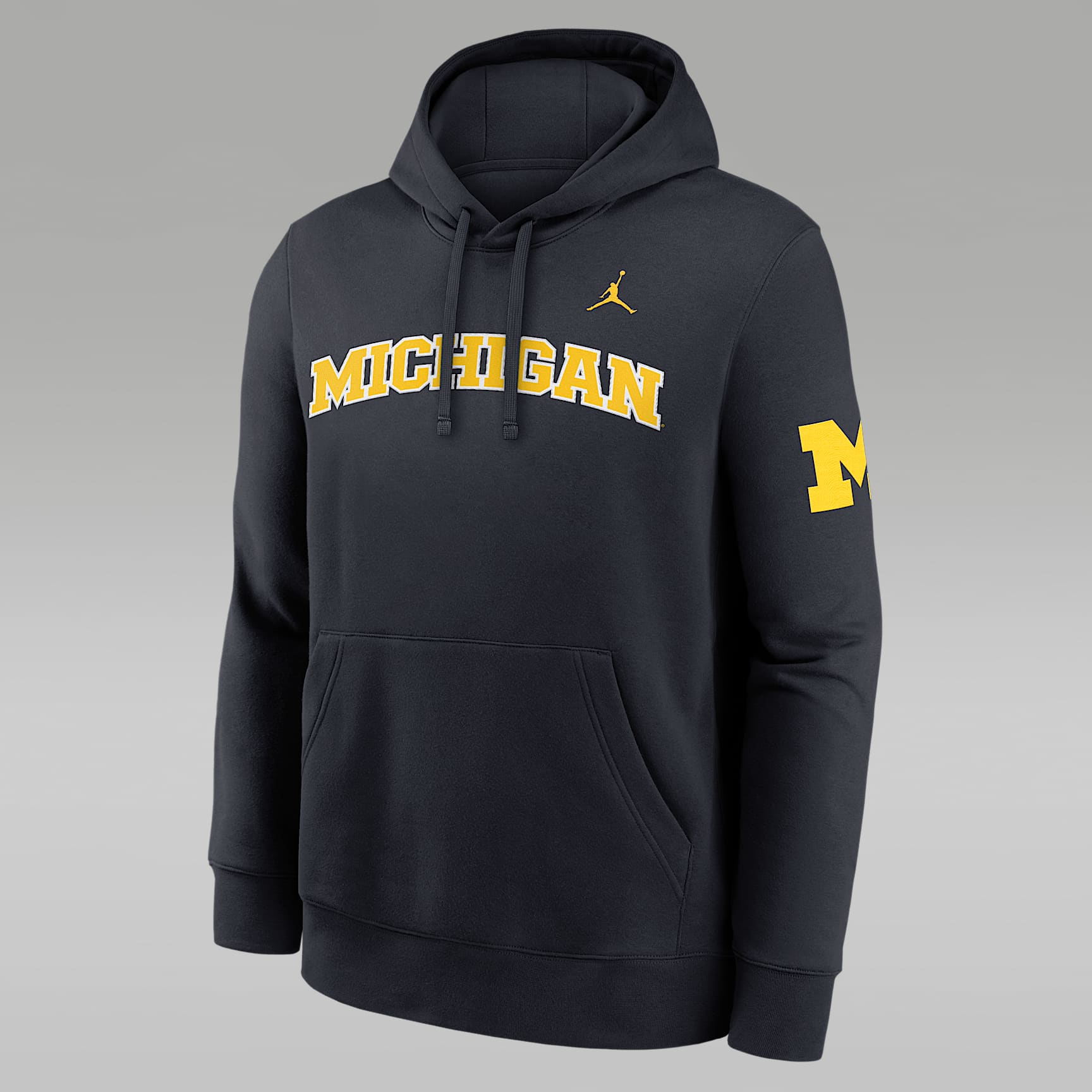 Sudadera con gorro sin cierre marca Jordan Nike para hombre Michigan Sideline Club