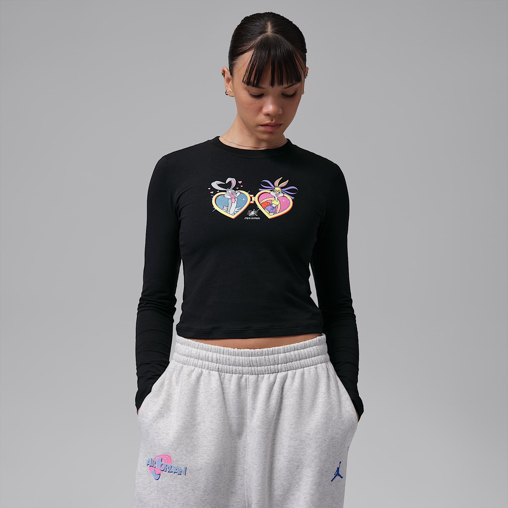 Jordan Space Jam Women's Locket Long-Sleeve T-Shirt