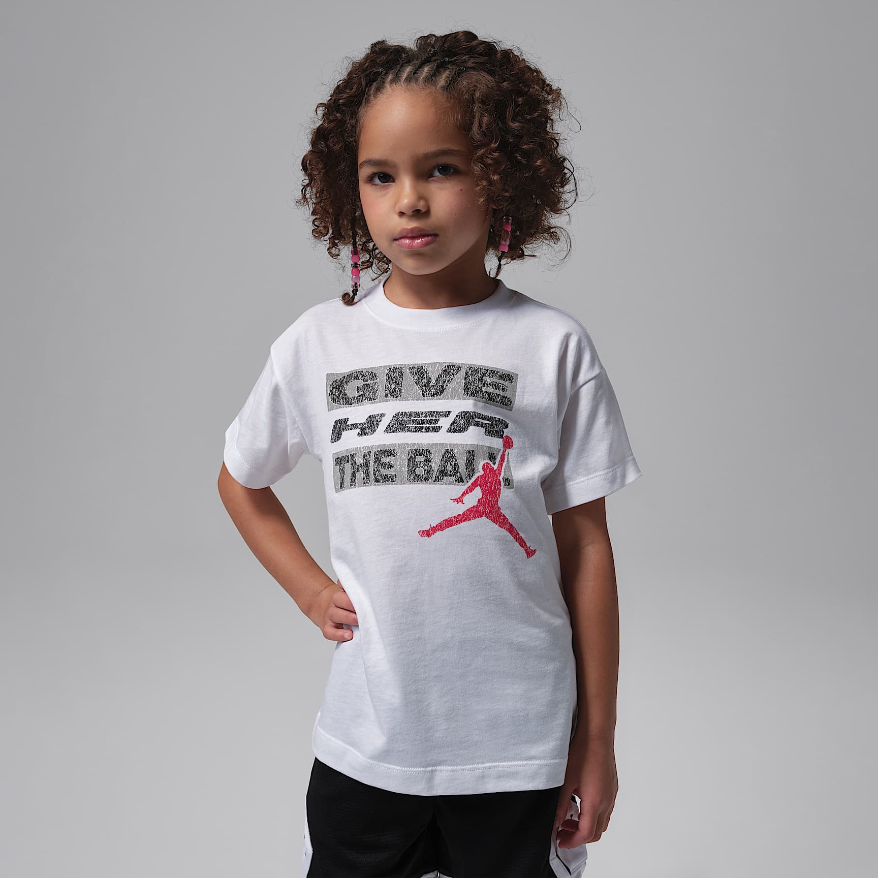 Jordan Little Kids' "Give Her the Ball" T-Shirt