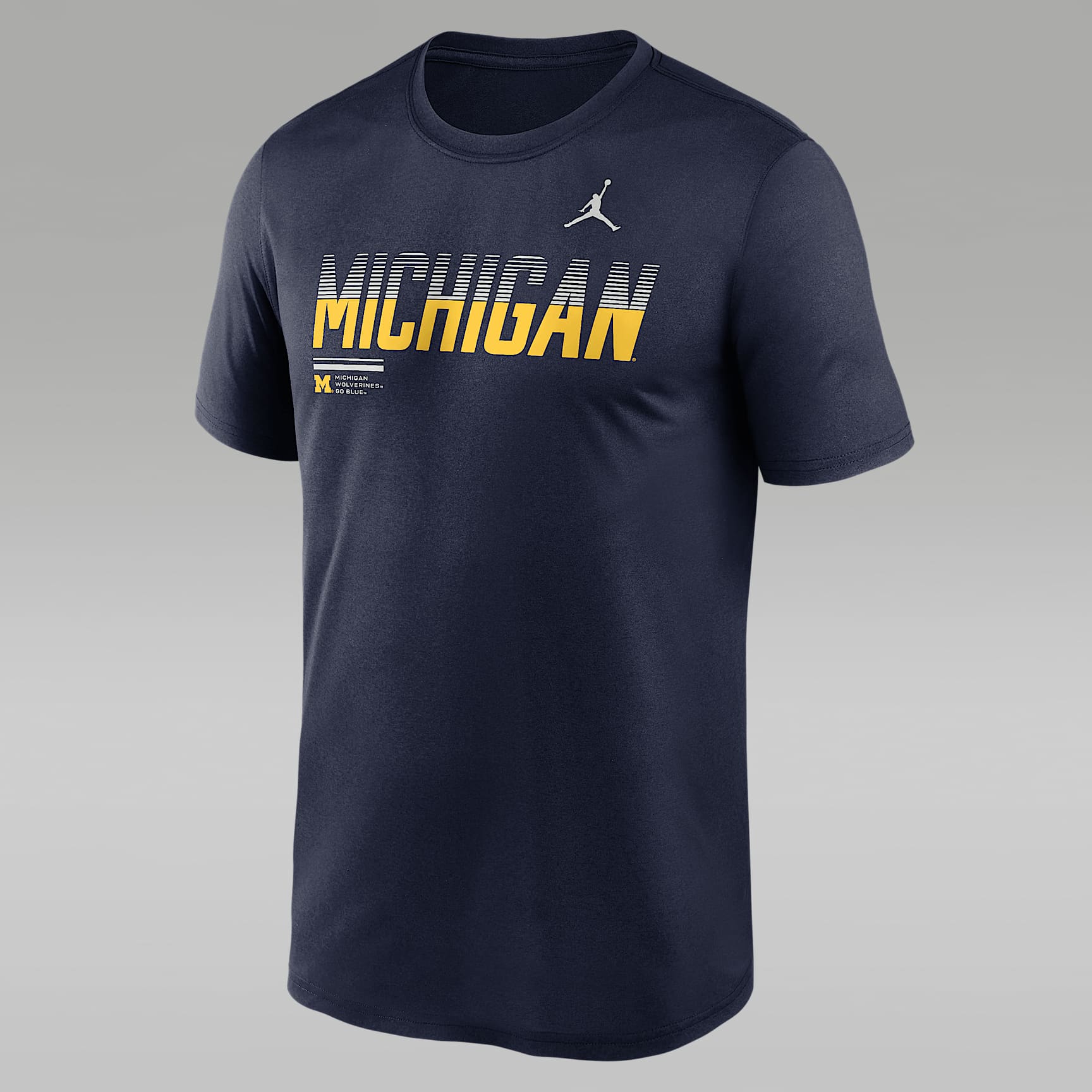 Playera universitaria marca Jordan Dri-FIT para hombre Michigan Sideline Legend