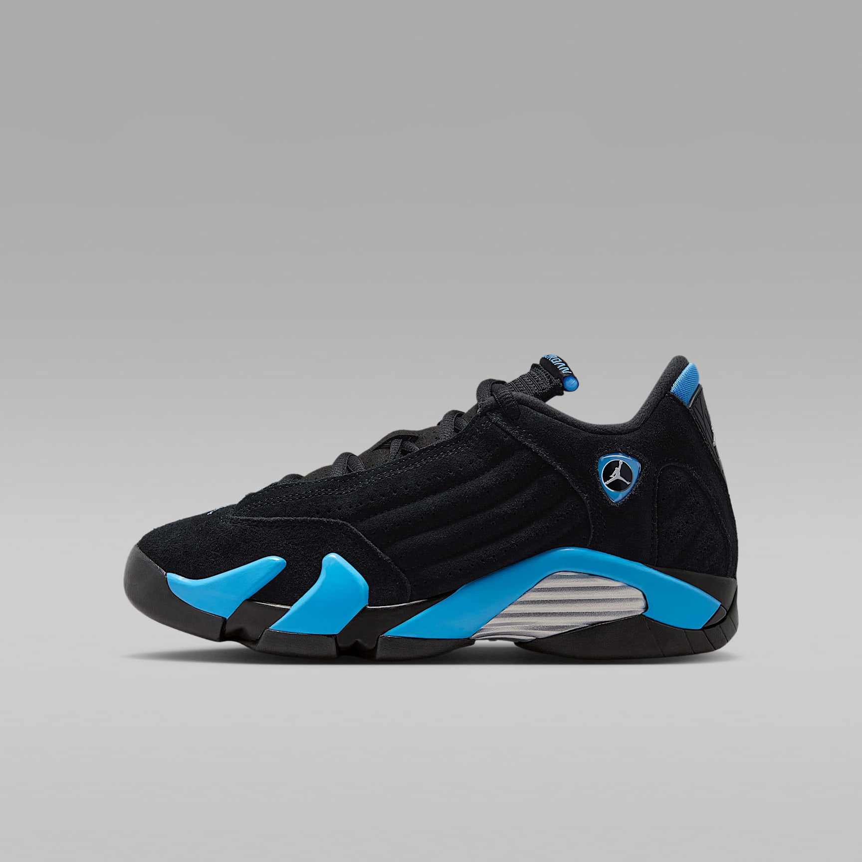 Air Jordan 14 Retro "Black/University Blue" Big Kids' Shoes