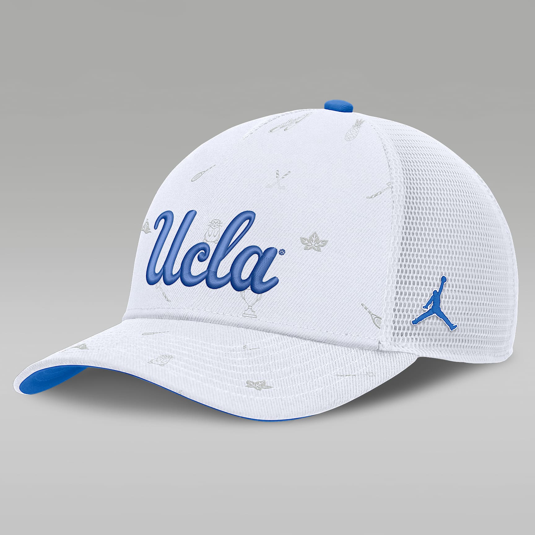 UCLA Country Club Golfin' Rise Men's Jordan Brand College Trucker Adjustable Hat