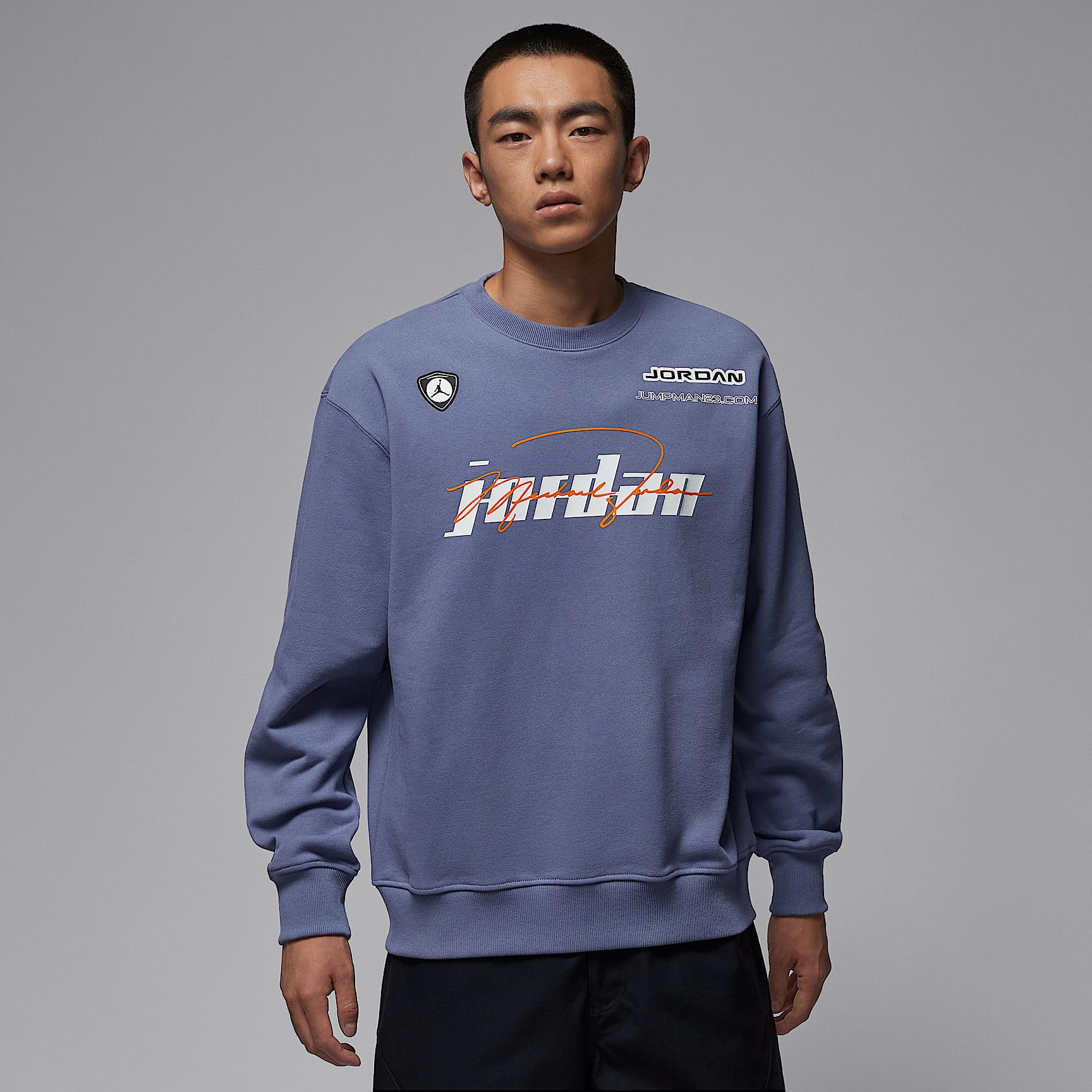 ジョーダン メンズ フリース クルーネック トレーナー