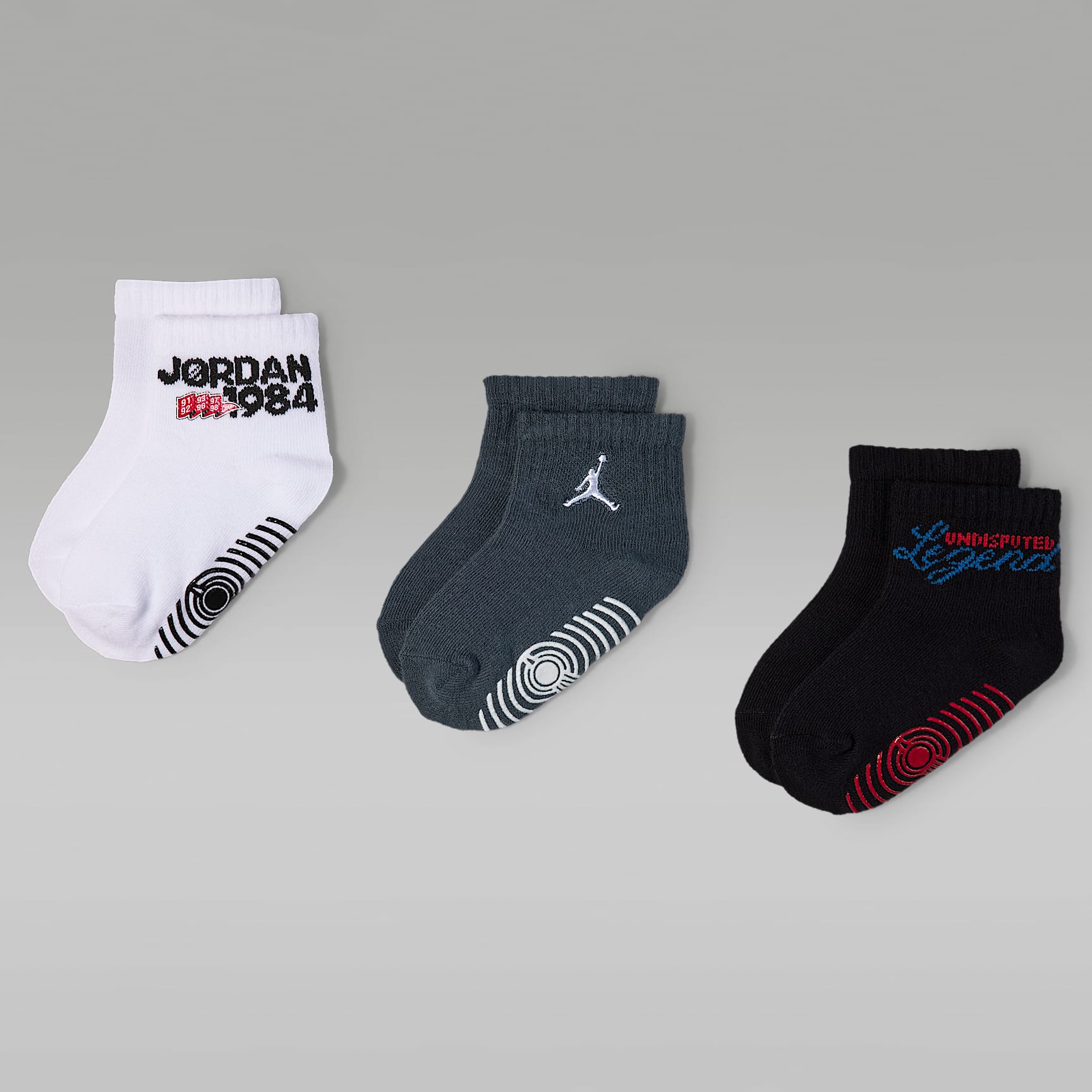 Jordan Infant/Toddler Americana Gripper Socks (3 Pairs)