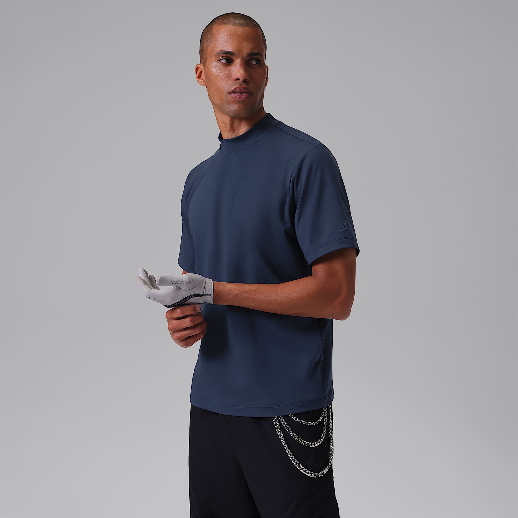 Jordan Sport Men's Mock-Neck Golf T-Shirt