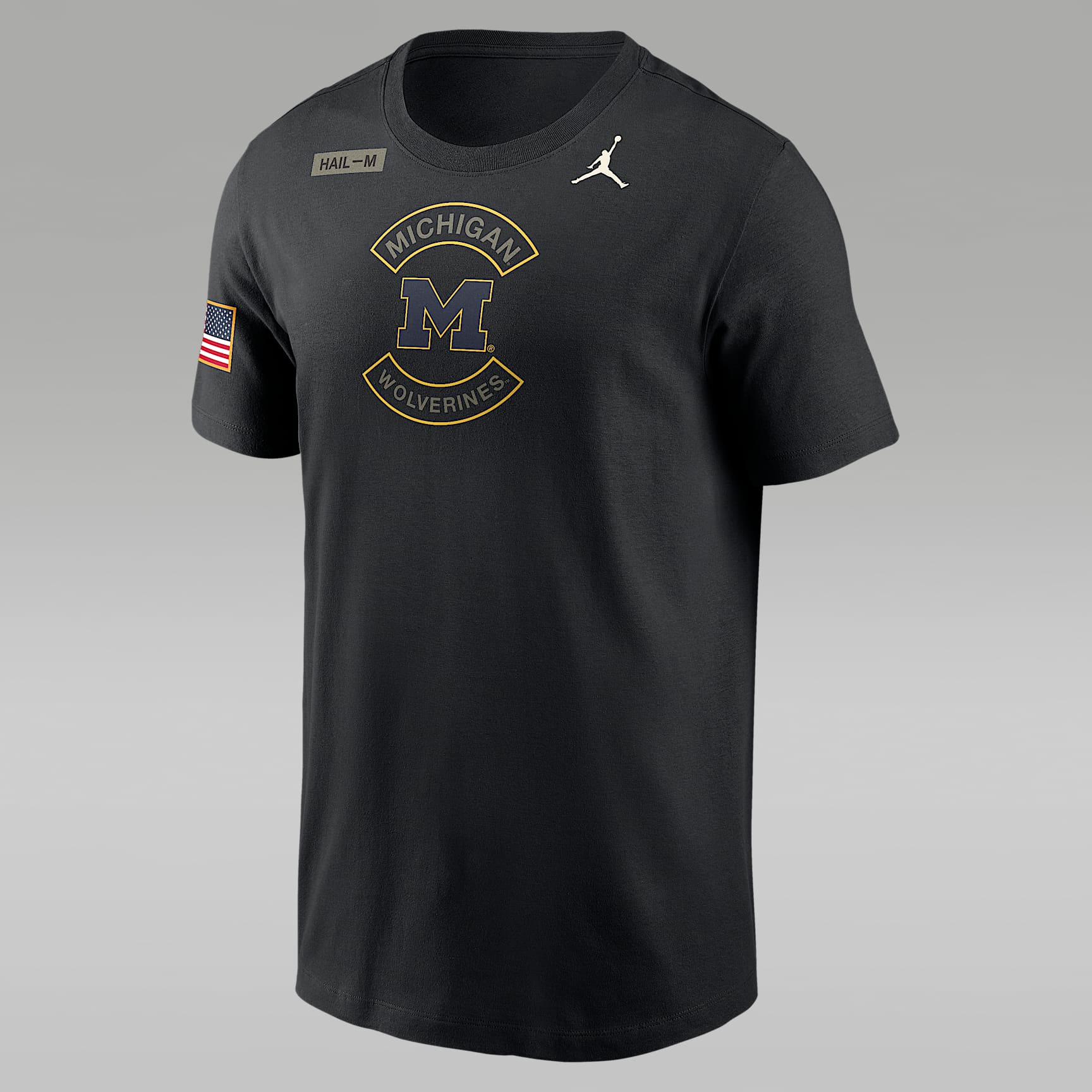 Michigan Military Appreciation Men's Jordan Brand Dri-FIT College T-Shirt