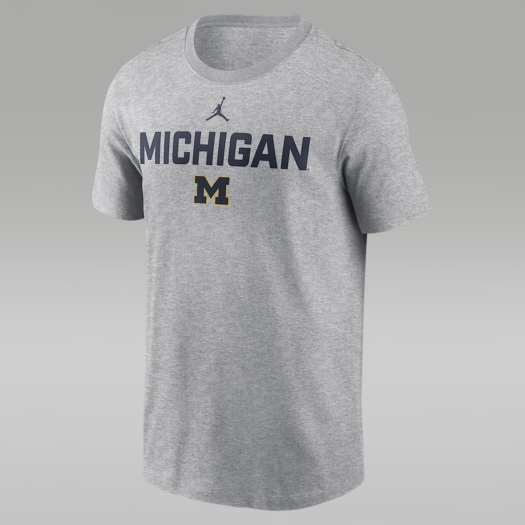 Playera universitaria Nike para hombre Michigan Campus 2-Hit