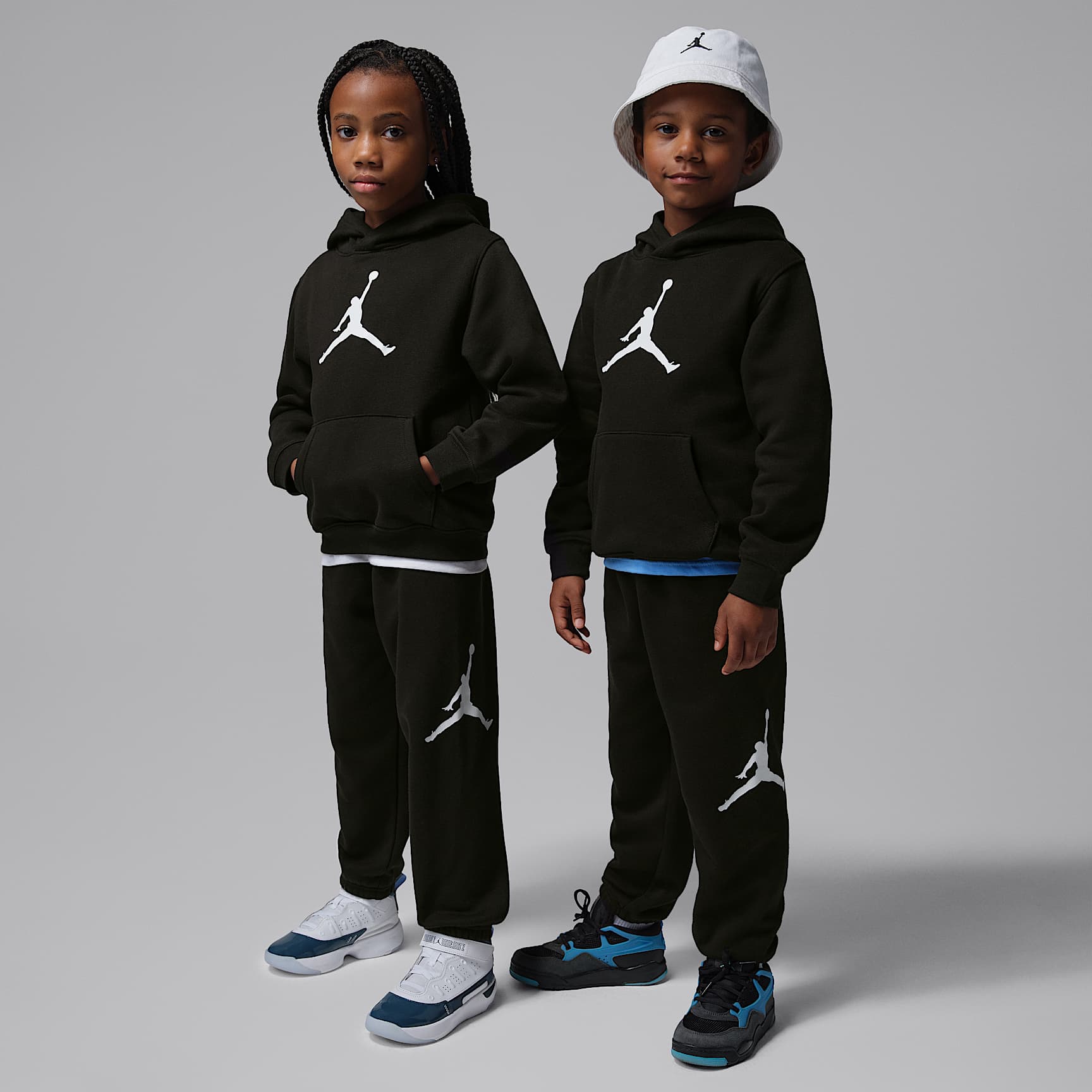 Jordan Jumbo Jumpman kapucnis polárpulóverekből álló kétrészes szett kisgyerekeknek