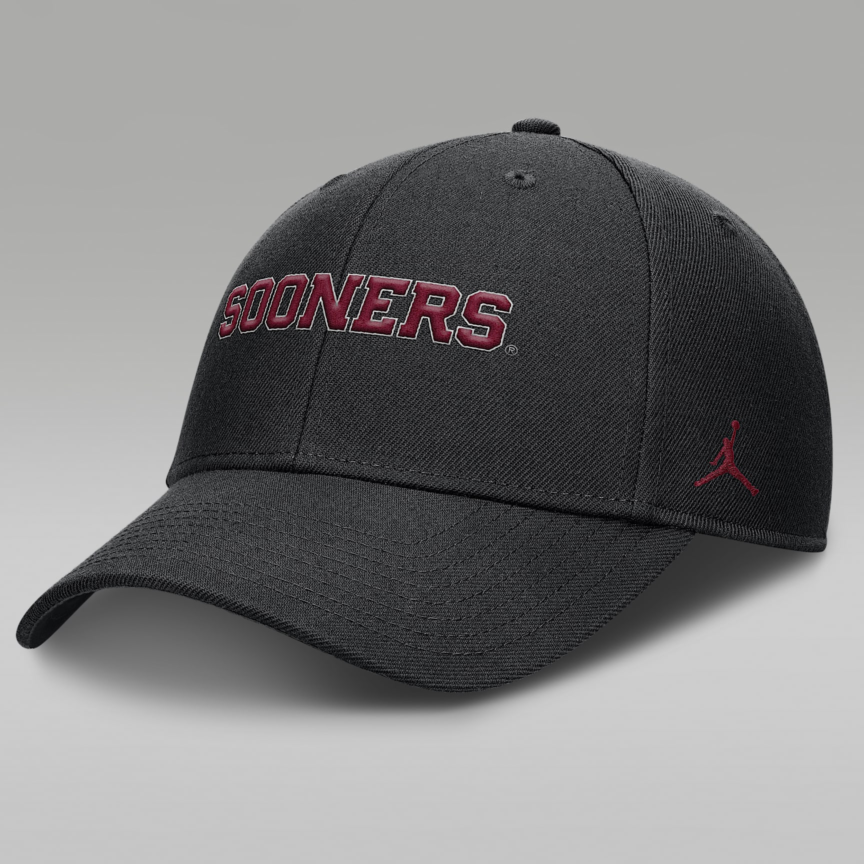 Oklahoma On-Field Rise Gameday Men's Jordan Brand Dri-FIT College Trucker Adjustable Hat