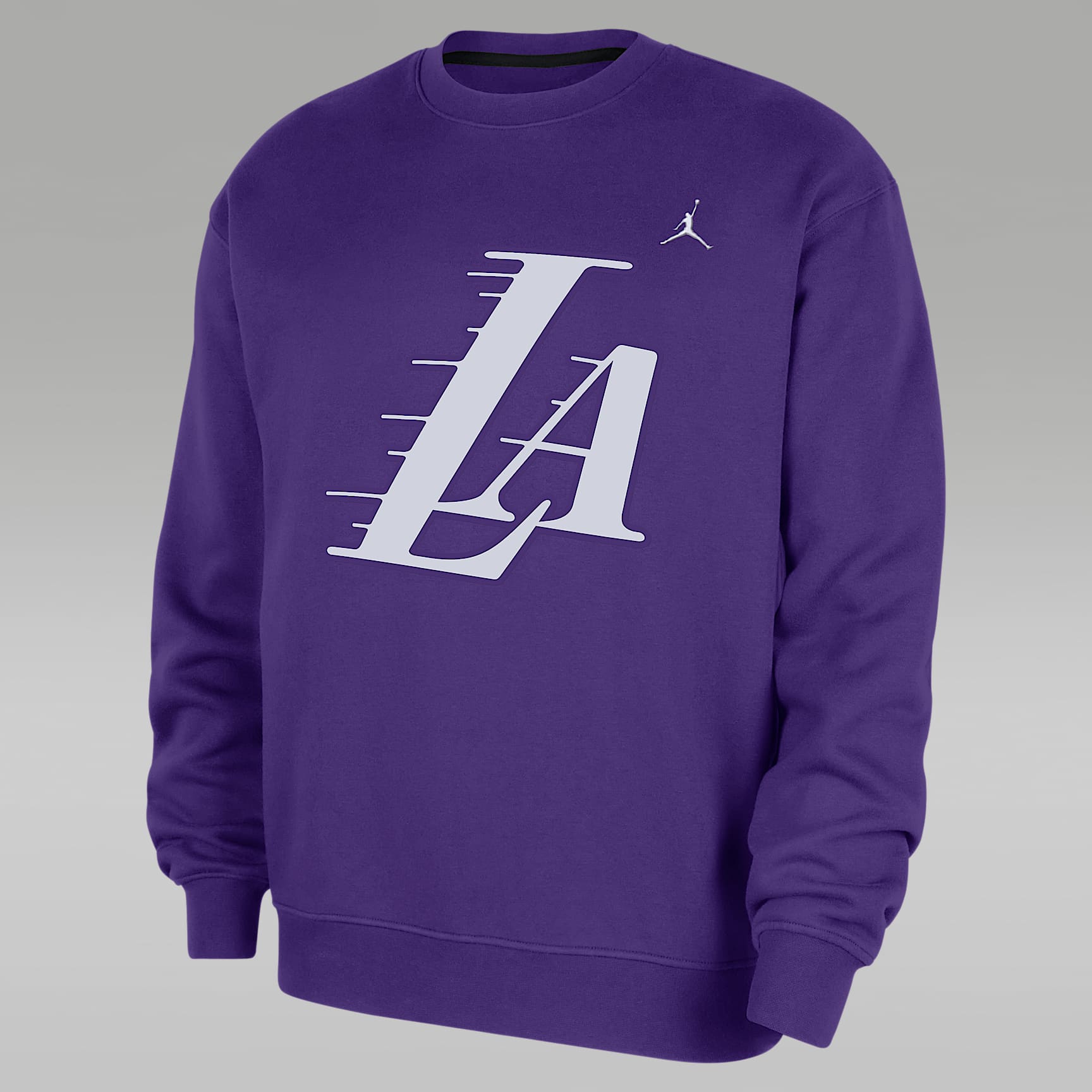 Los Angeles Lakers Statement Essentials Men's Jordan NBA Fleece Crew-Neck Sweatshirt