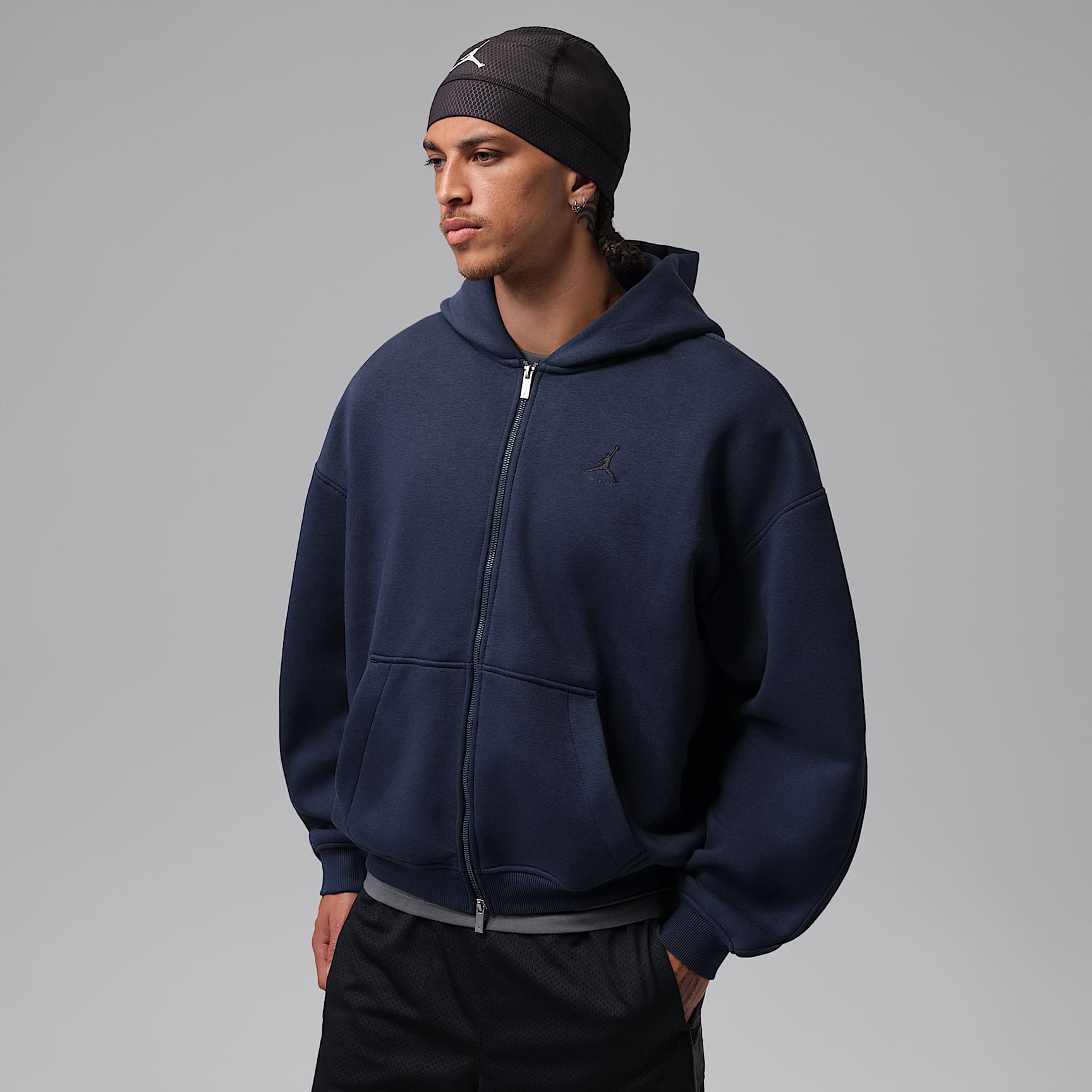 Jordan Brooklyn Men's Oversized Fleece Full-Zip
