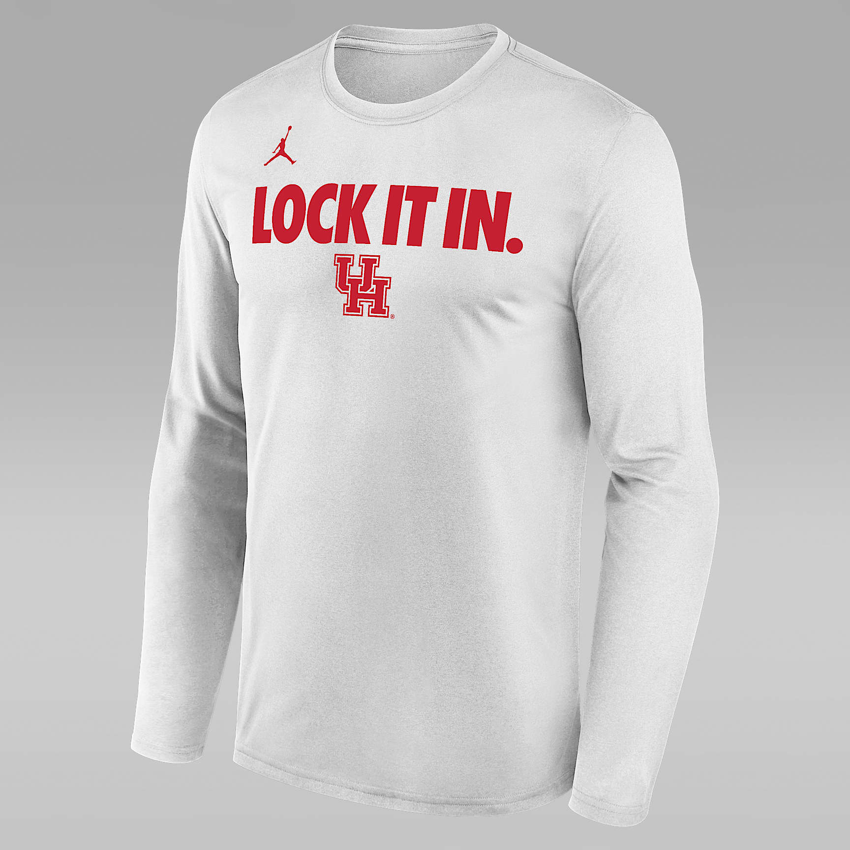 Houston 2026 On-Court Bench Men's Nike Dri-FIT College Long-Sleeve T-Shirt