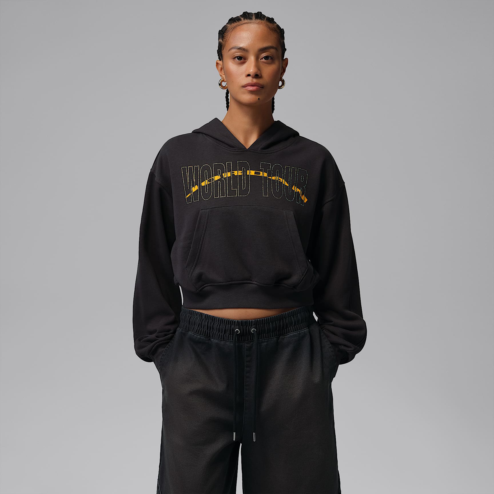 Sudadera con gorro sin cierre para mujer Jordan Brooklyn Fleece