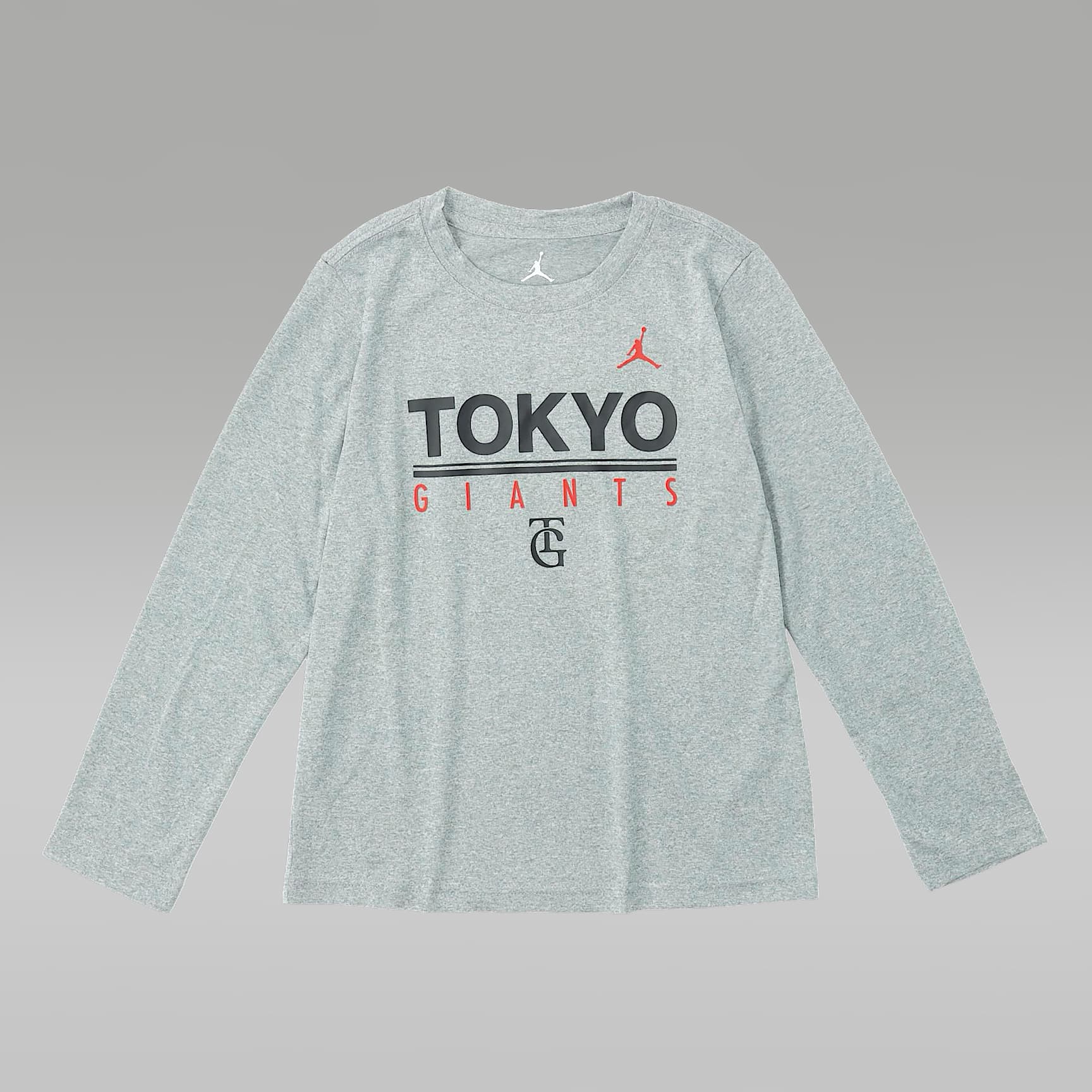 東京 読売ジャイアンツ x ジョーダン エクスクルーシブ コレクション ジュニア ロングスリーブ Tシャツ