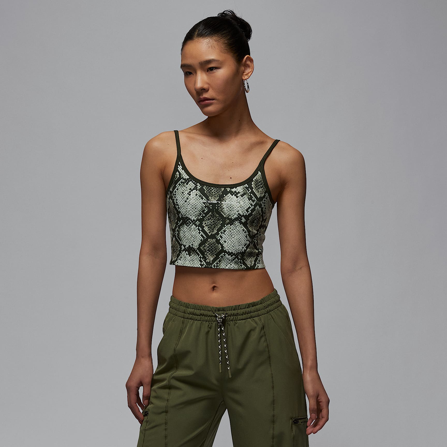 ジョーダン スポーツ ウィメンズ プリント クロップド タンクトップ