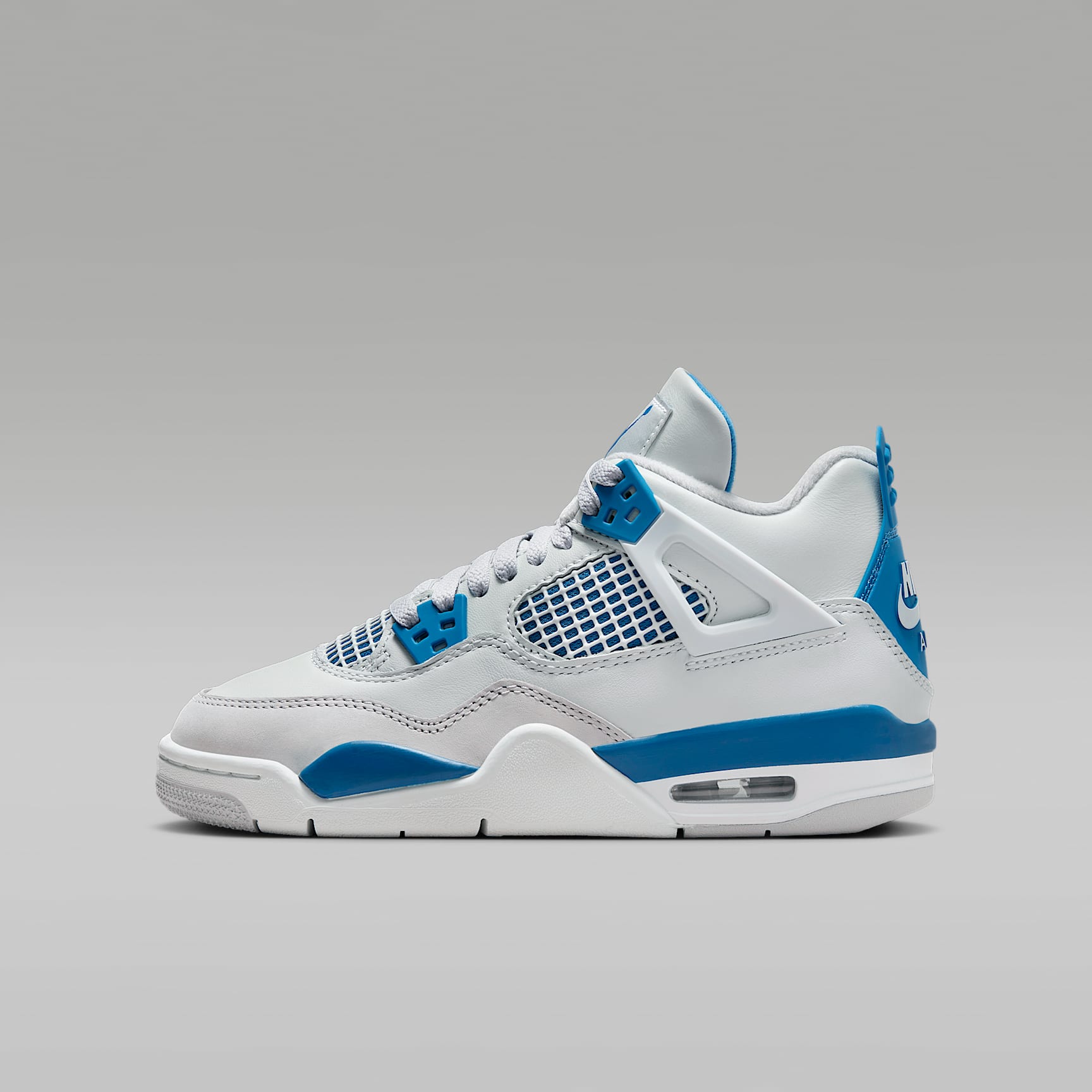รองเท้าเด็กโต Air Jordan 4 Retro "Industrial Blue"
