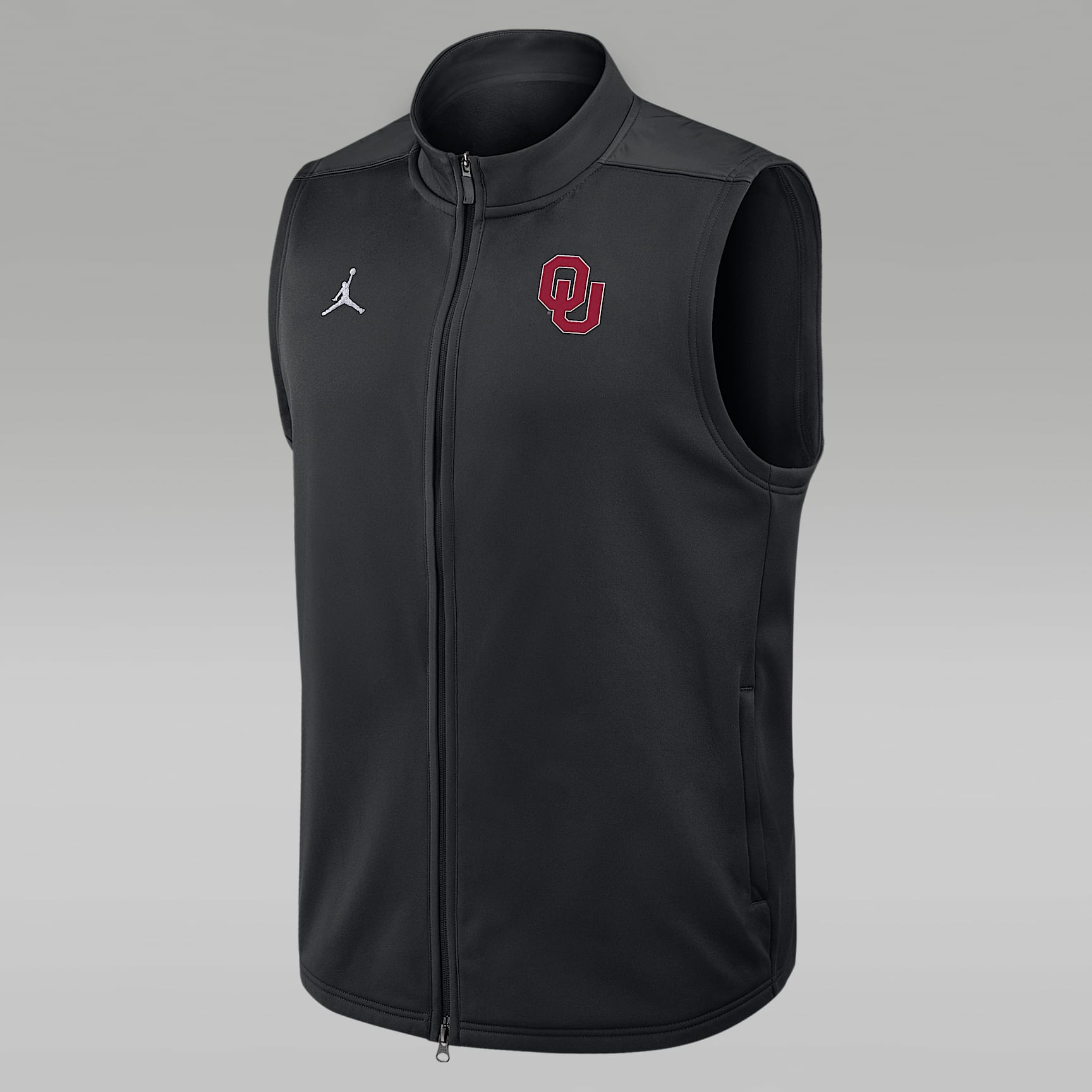 Oklahoma Victory Men's Jordan Brand Therma-FIT College Full-Zip Vest