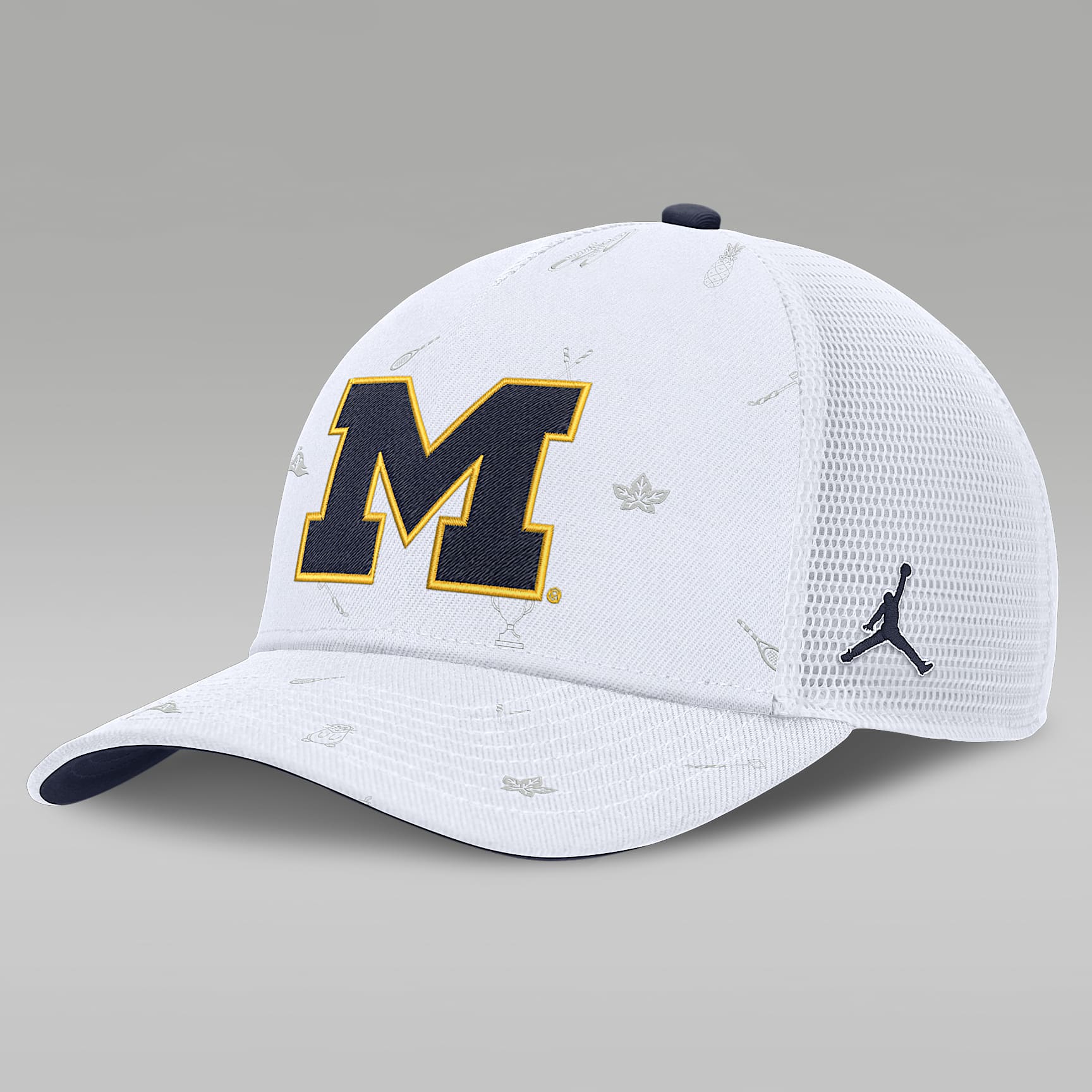 Michigan Country Club Golfin' Rise Men's Jordan Brand College Trucker Adjustable Hat
