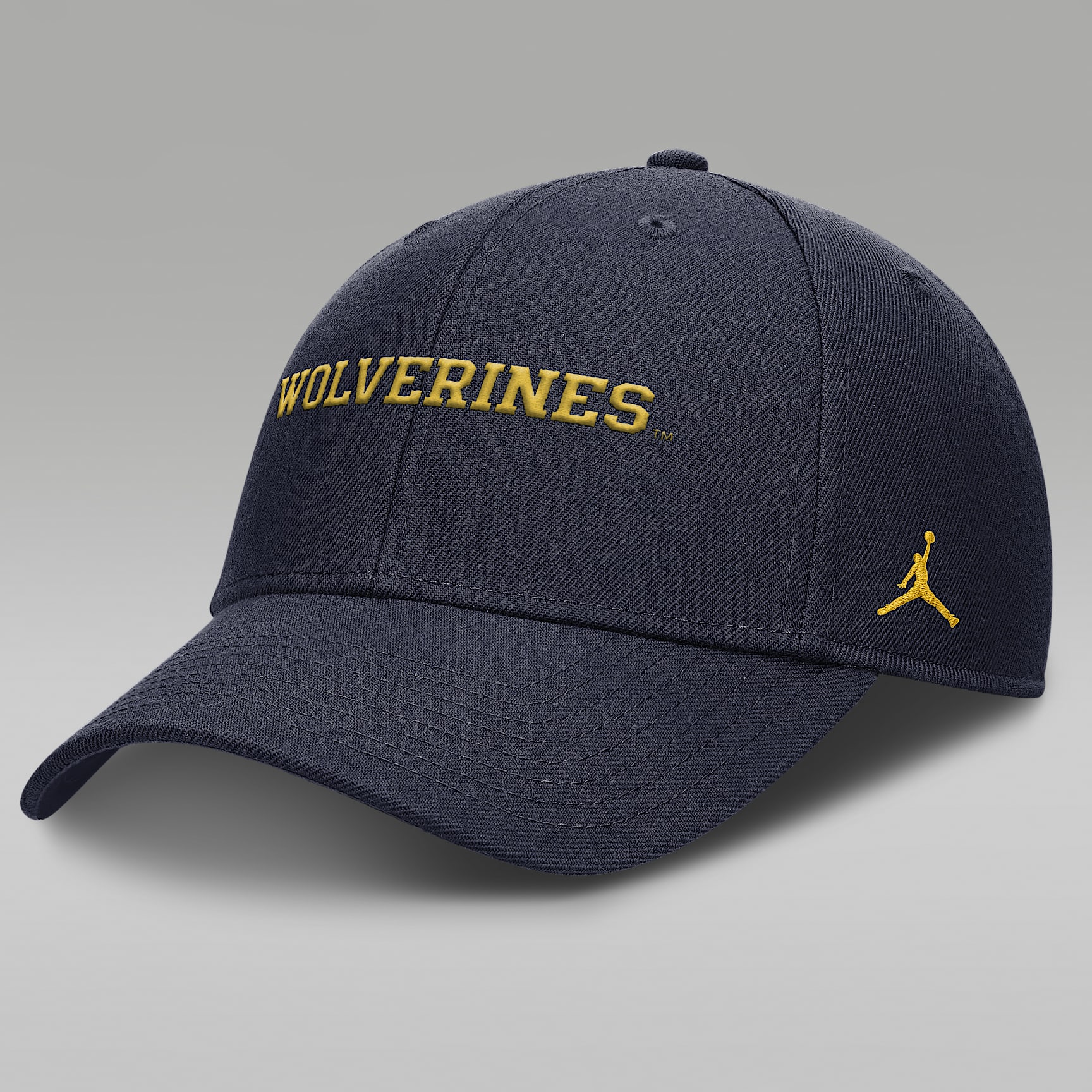 Michigan On-Field Rise Gameday Men's Jordan Brand Dri-FIT College Trucker Adjustable Hat