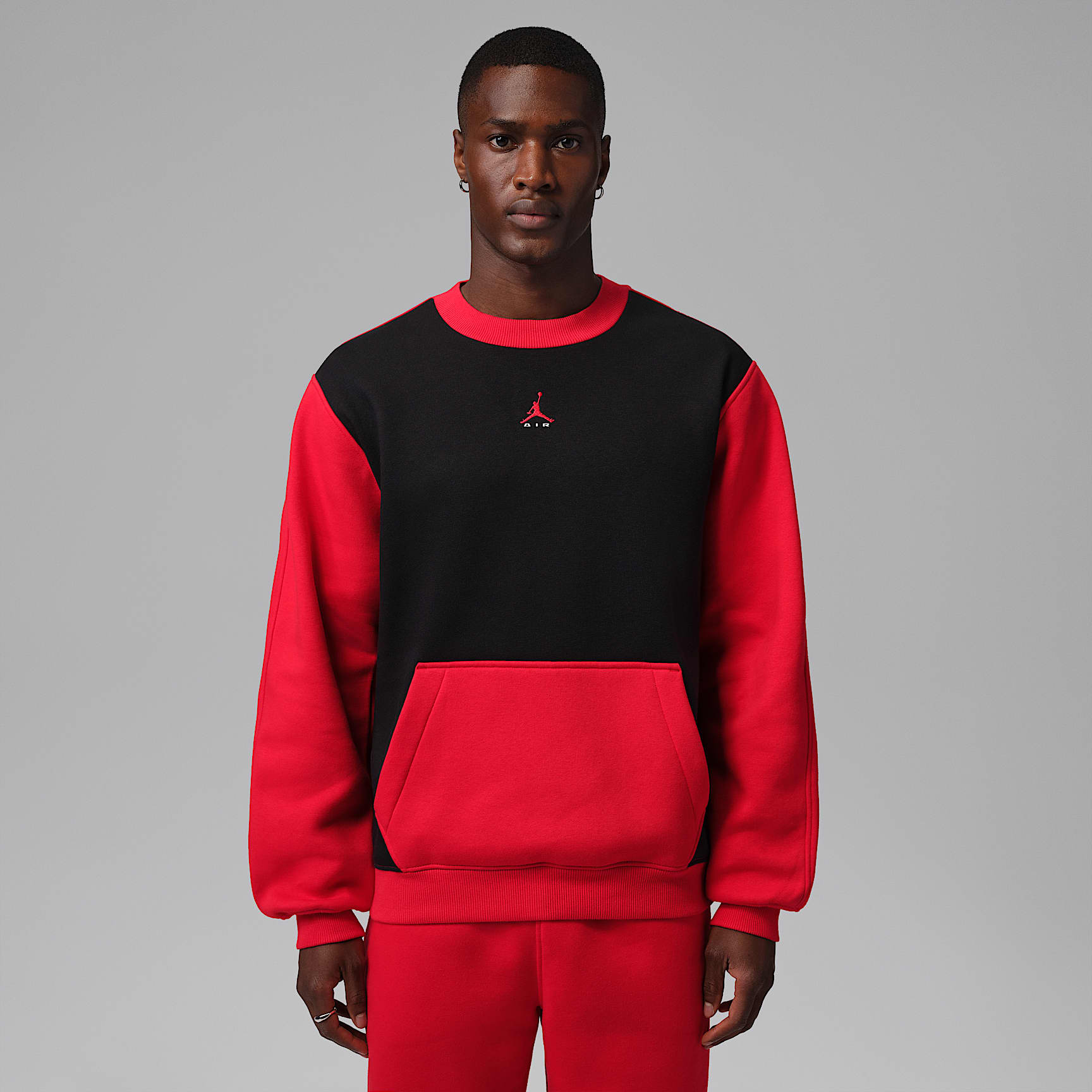 Sudadera de cuello redondo de tejido Fleece para hombre Jordan Brooklyn