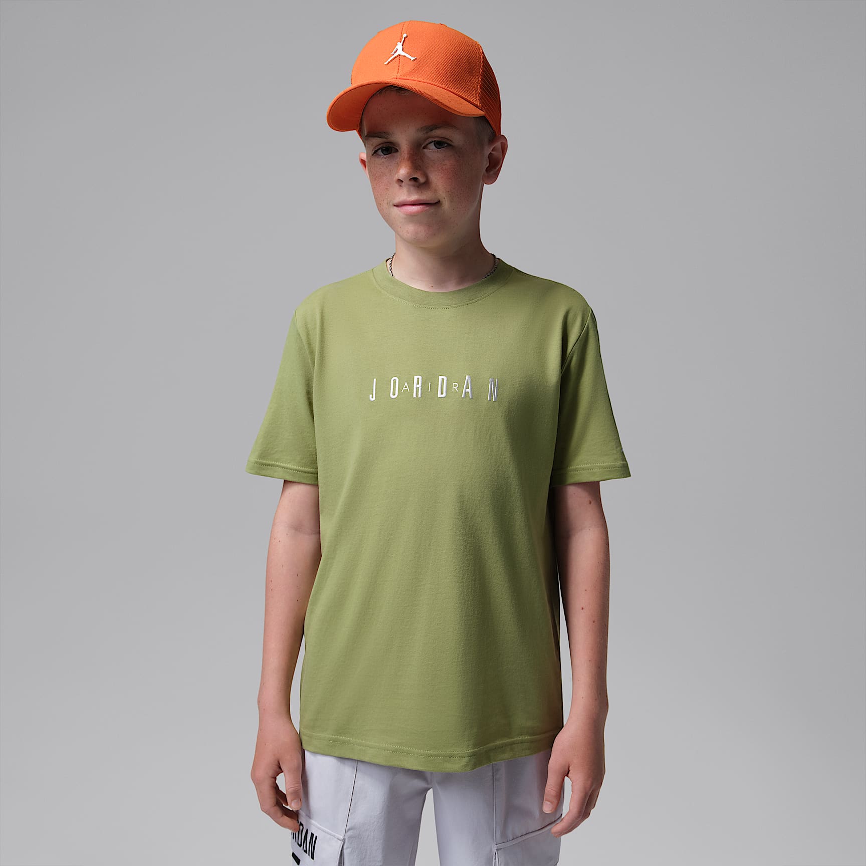 Jordan Big Kids' Embroidered T-Shirt