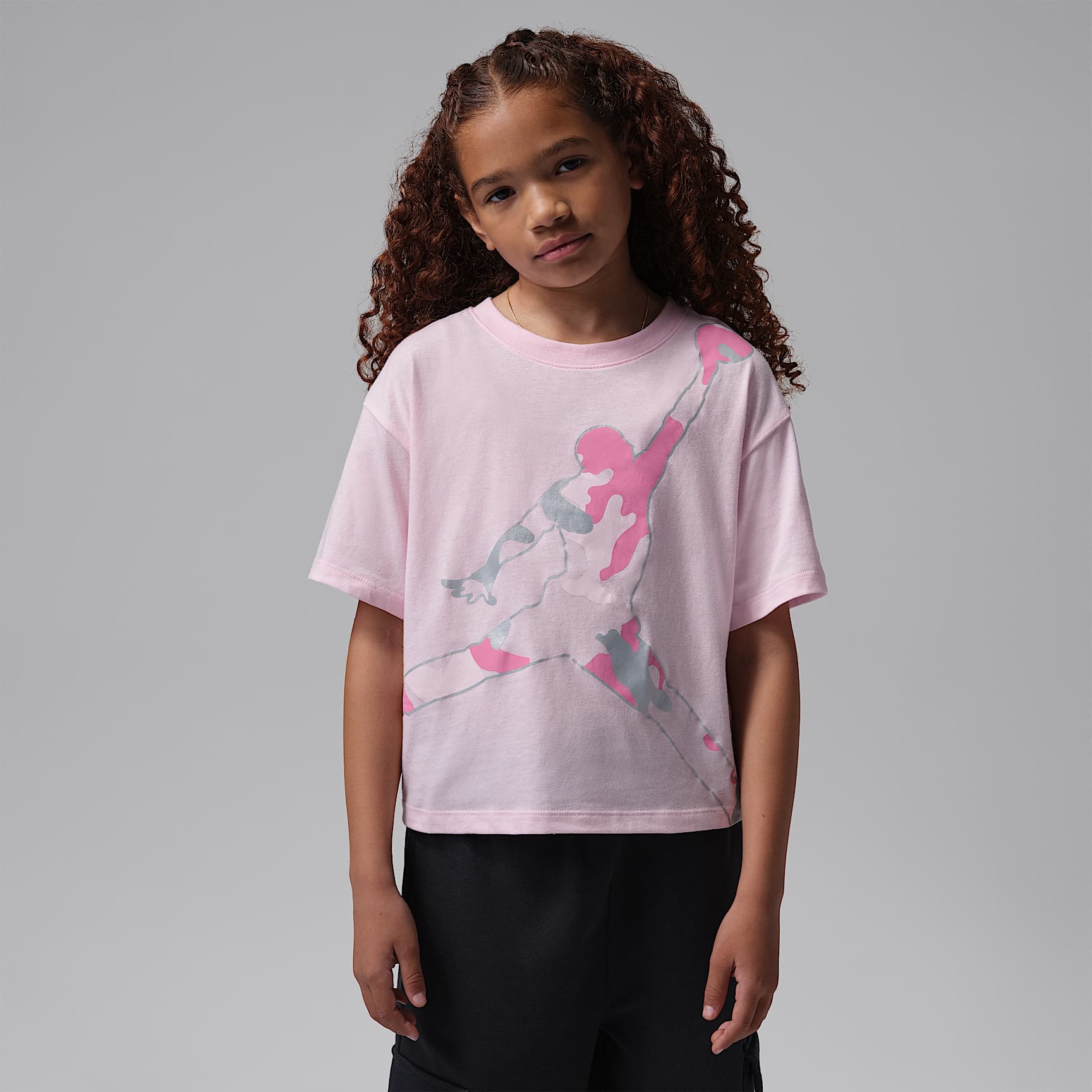 Jordan Jumpman T-shirt met camouflageprint voor kids
