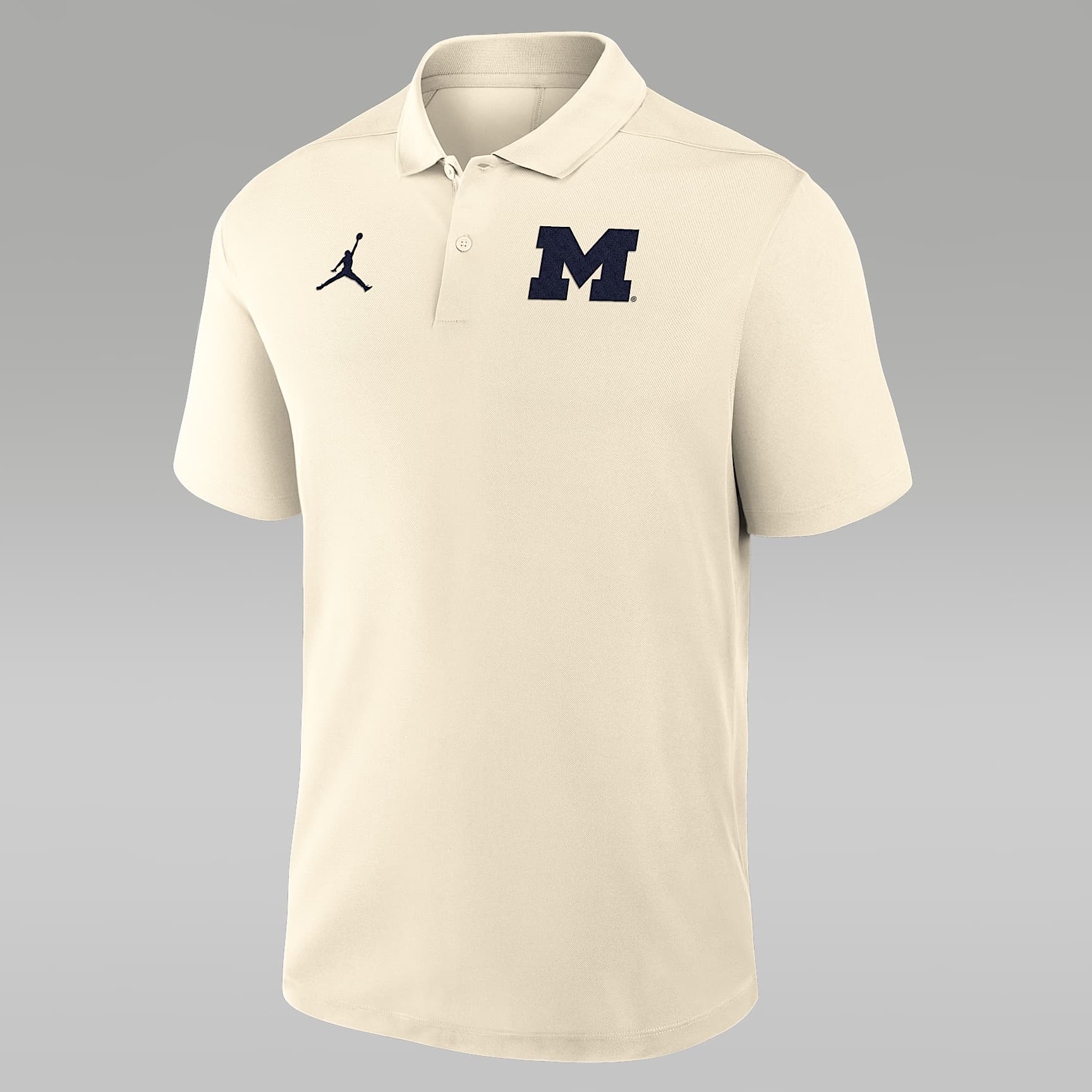 Michigan Victory Primary Logo Men's Jordan Brand Dri-FIT College Polo