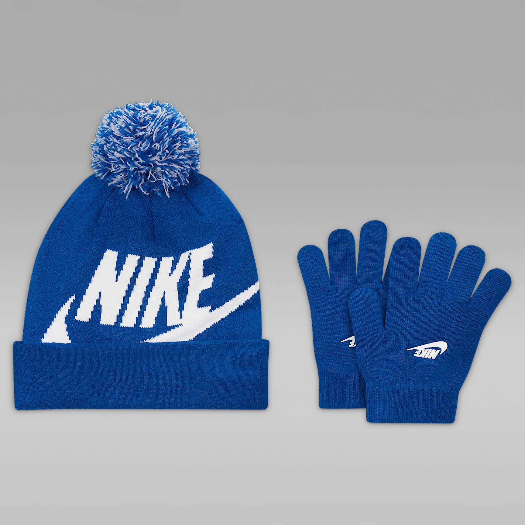 Nike Big Kids' Beanie and Gloves Box Set