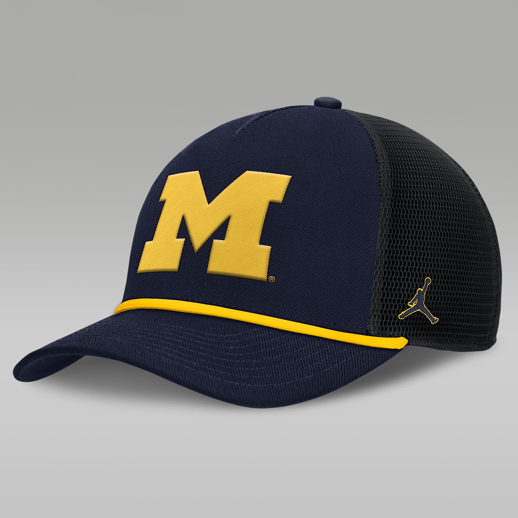 Michigan Primetime Rise Men's Jordan Brand College Trucker Adjustable Hat