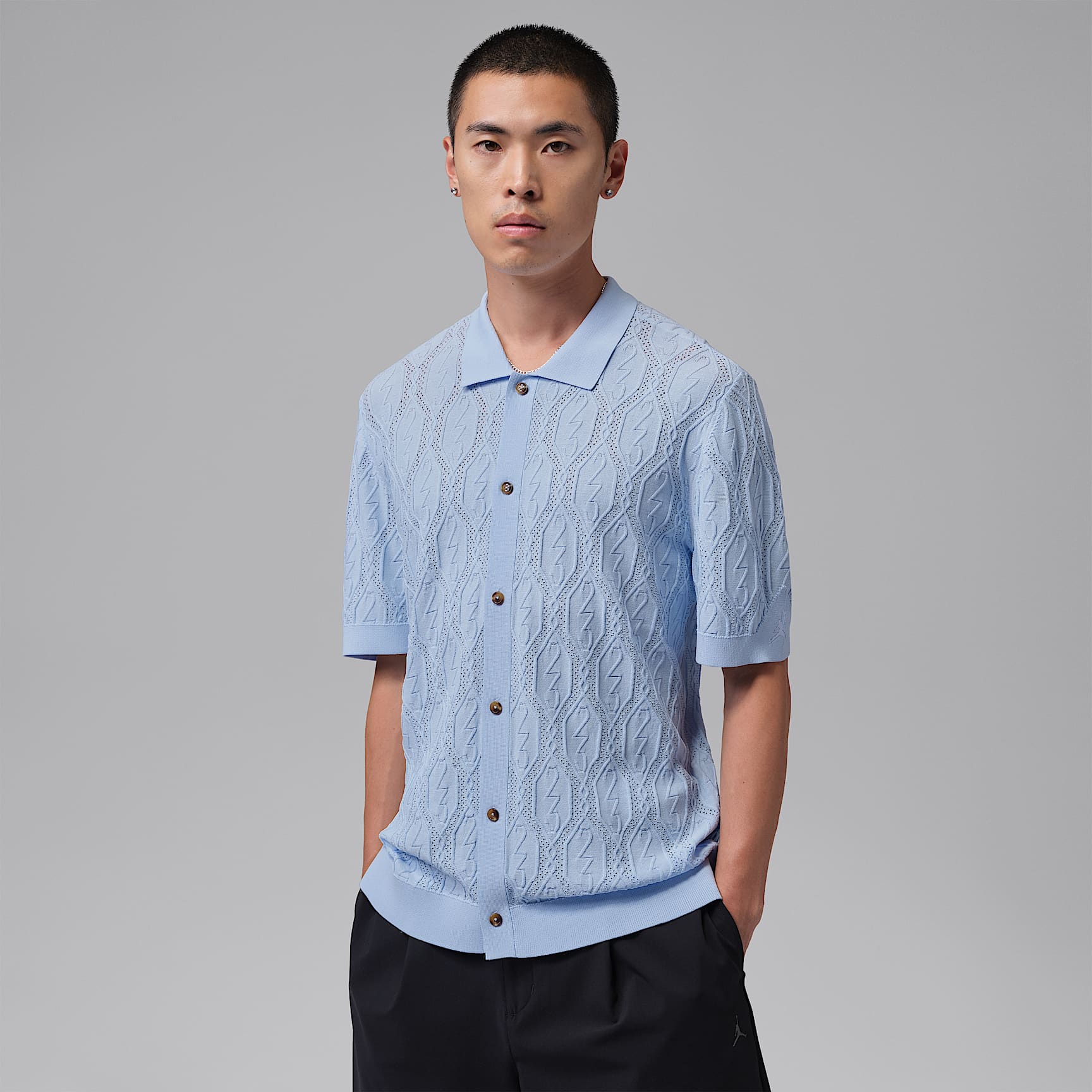 Jordan Sport 男款高爾夫鈕扣衫
