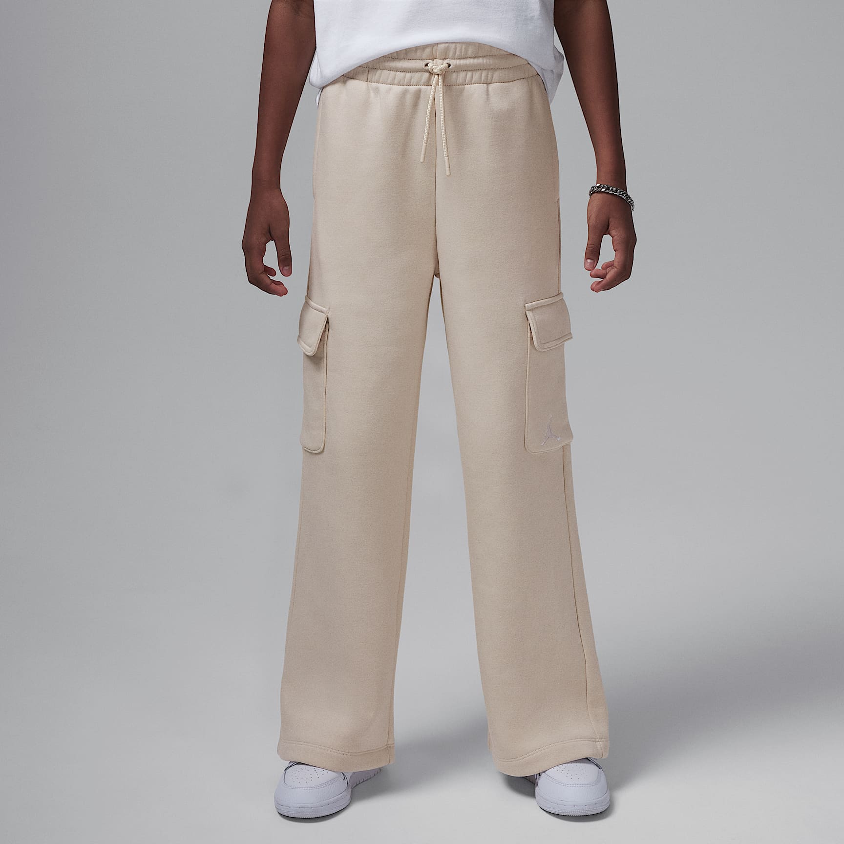 Pantalon cargo en tissu Fleece Jordan Y2K pour ado