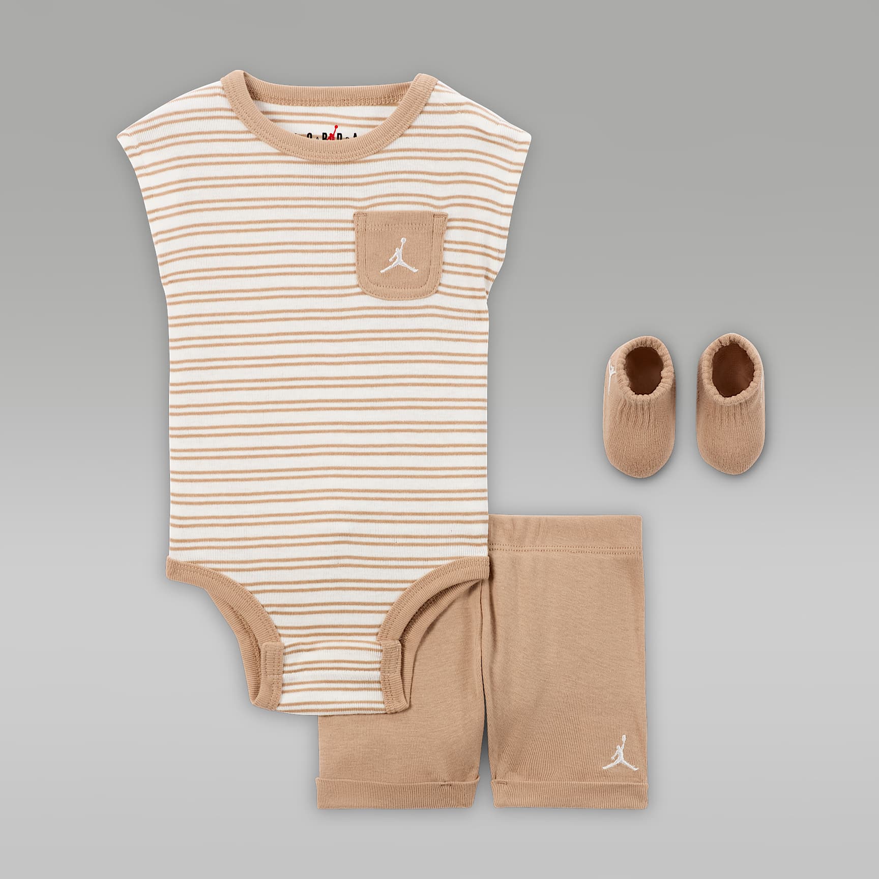 Jordan Essentials Baby Striped 3-Piece Set