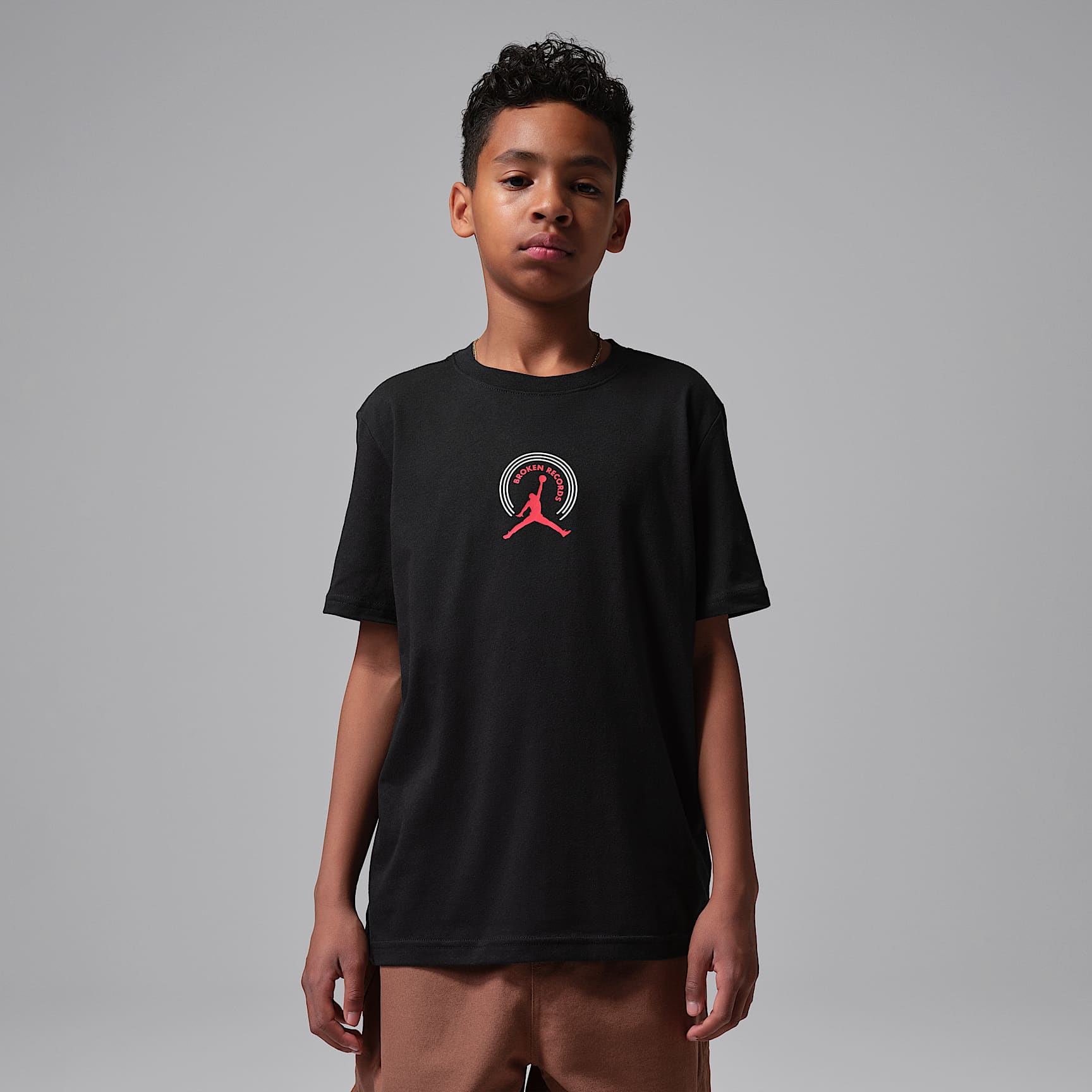 Jordan Big Kids' Broken Records T-Shirt