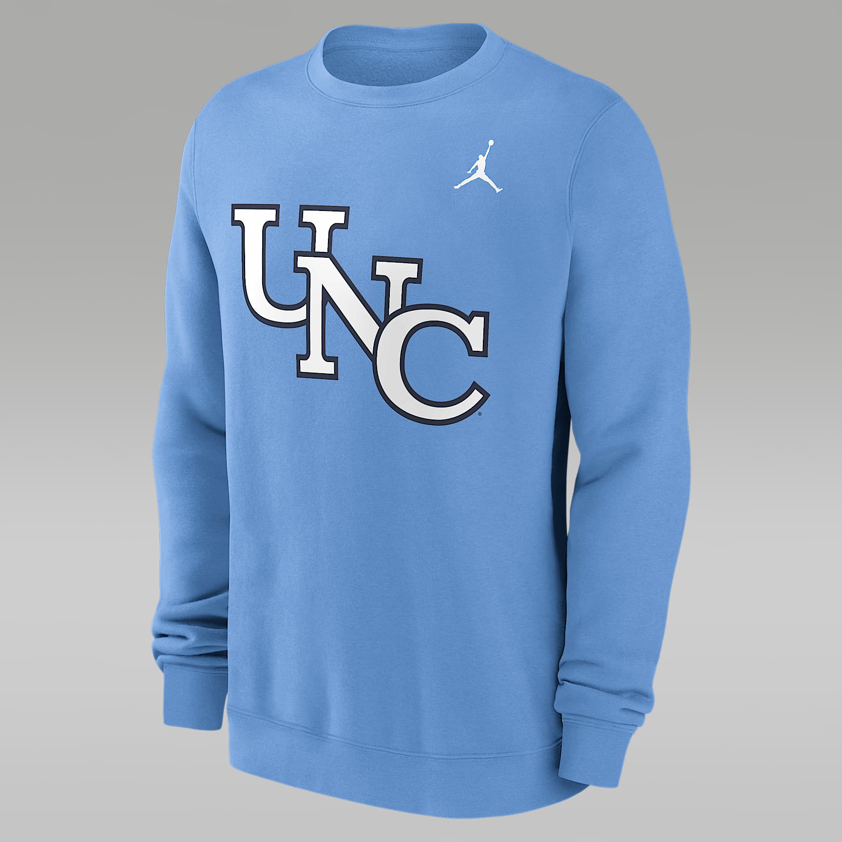 Sudadera de cuello redondo sin cierre universitaria marca Jordan para hombre North Carolina Sideline Club