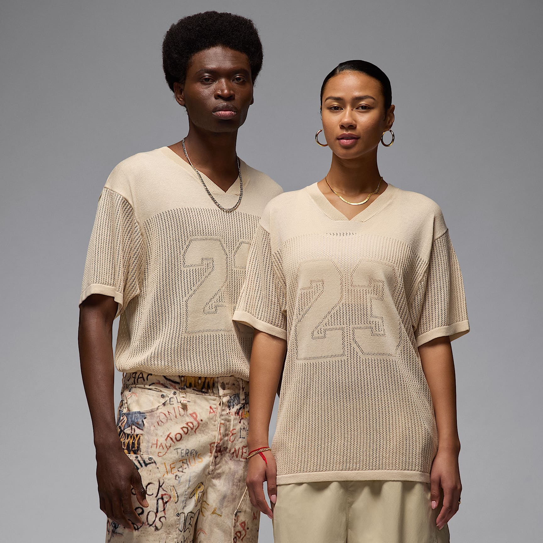 エア ジョーダン メンズ ニット ジャージー トップ