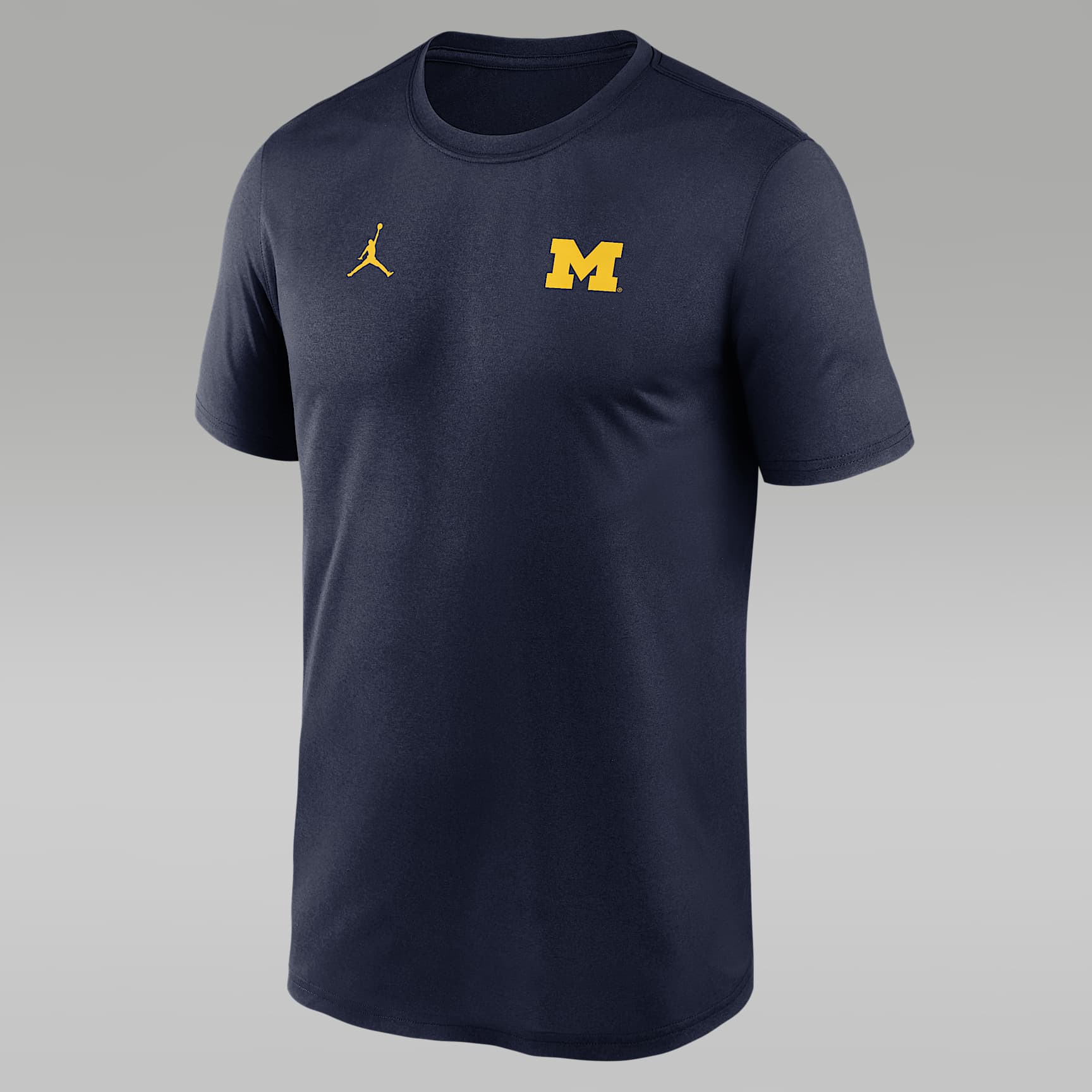 Michigan Courtside Men's Jordan Brand Dri-FIT College T-Shirt