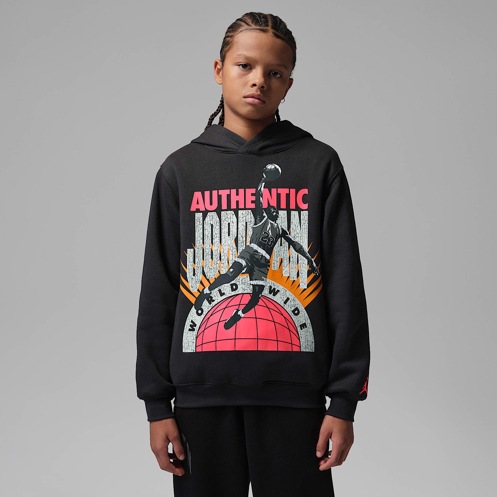 Sweat à capuche Jordan authentique pour ado