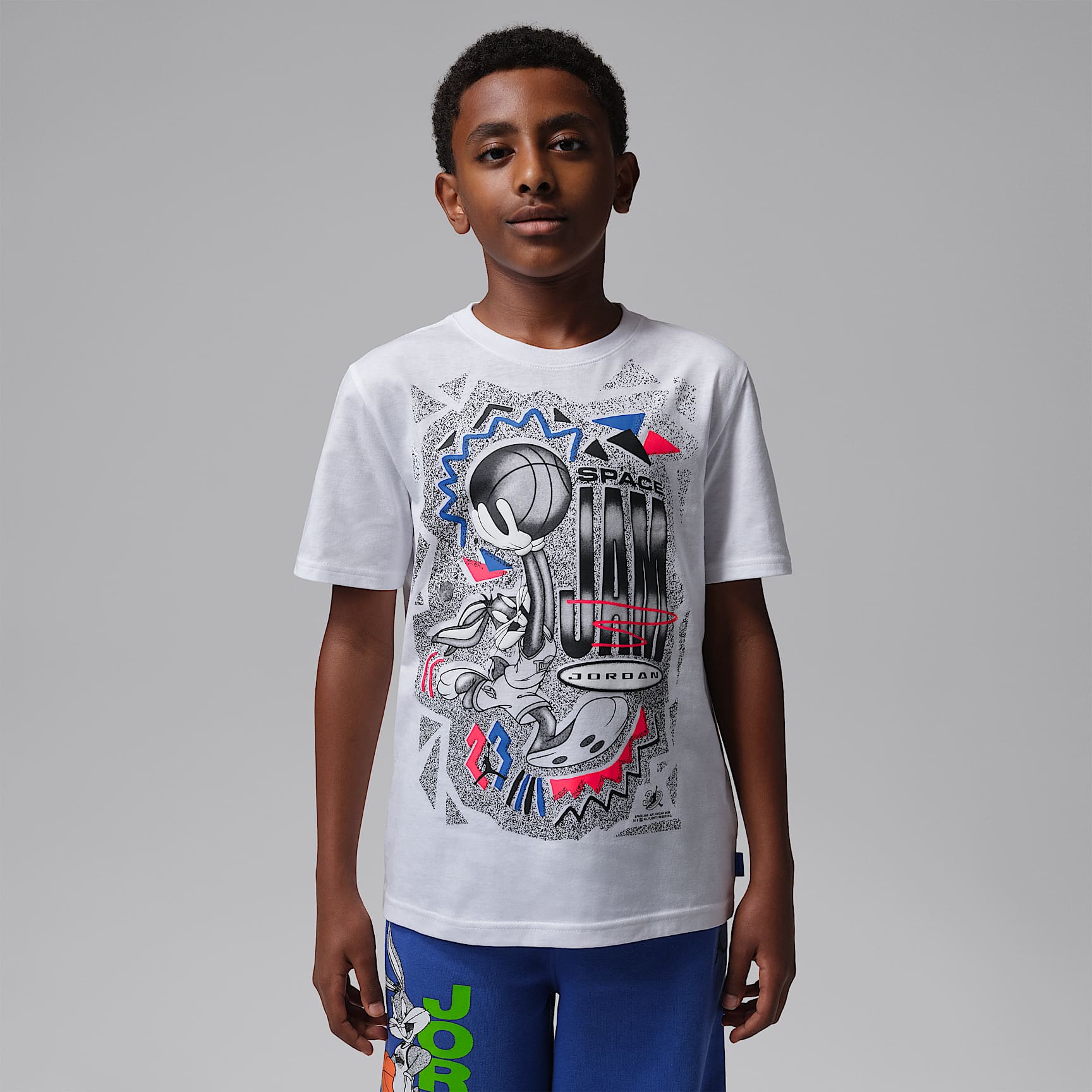 Jordan Samarreta amb elements gràfics Space Jam Sketch - Nen/a