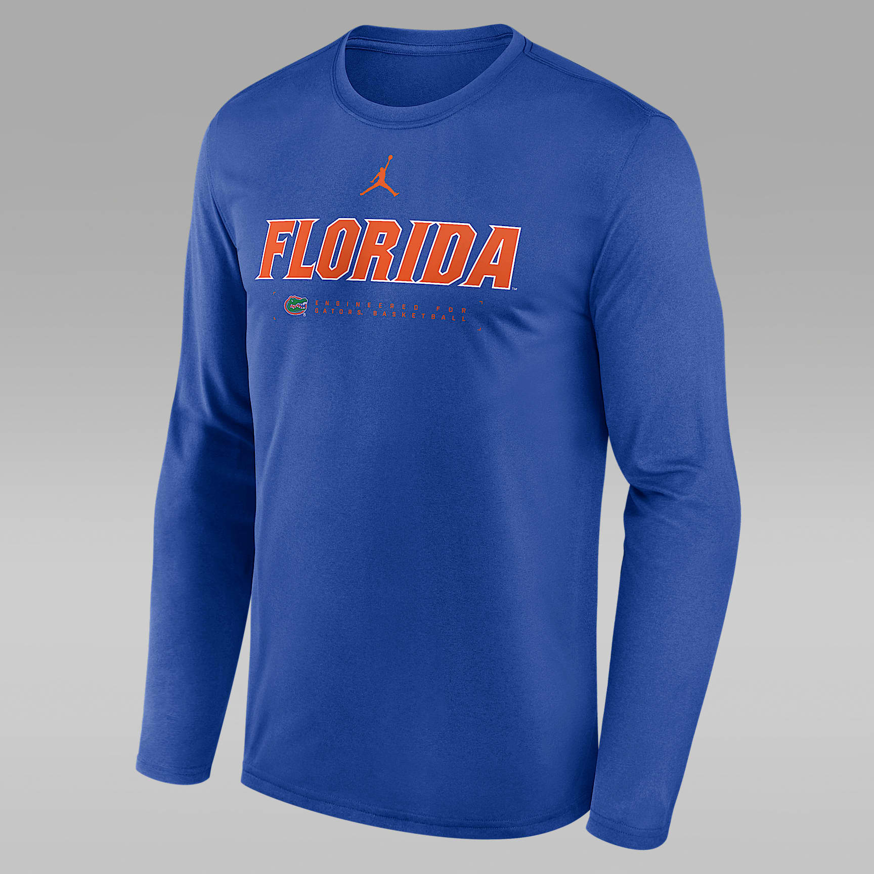 Florida Courtside Basketball Shootaround Legend Men's Jordan Brand Dri-FIT College Long-Sleeve T-Shirt