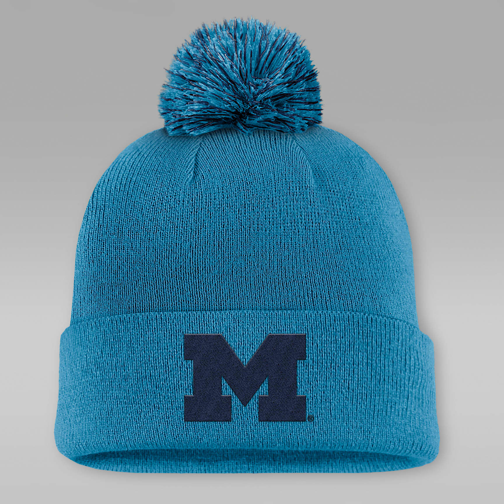 Michigan Primetime Campus Toned Men's Jordan Brand College Cuffed Pom Beanie