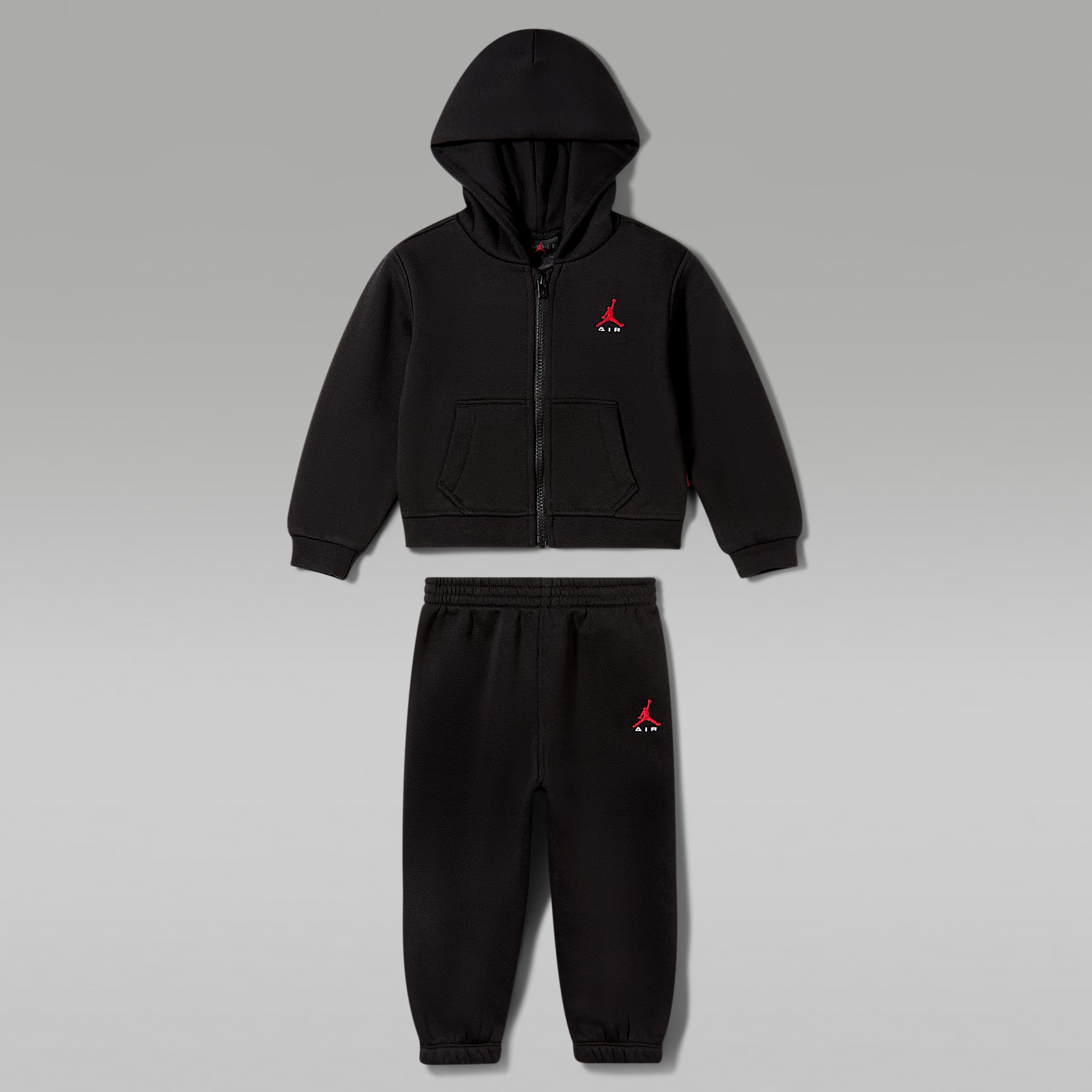 Conjunto de sudadera con gorro de cierre completo de dos piezas para bebé (12 a 24 meses) Jordan Brooklyn Fleece