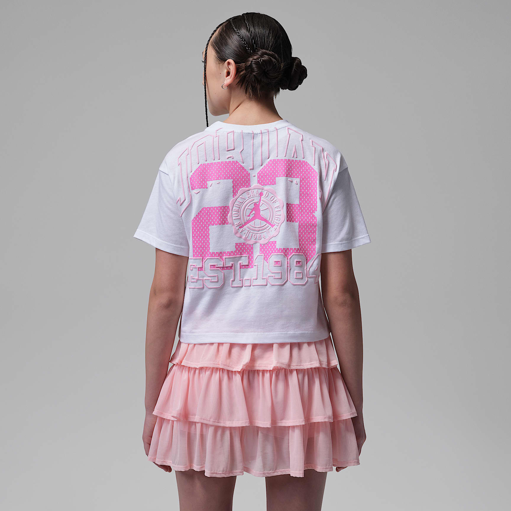 Κολεγιακό T-Shirt Secret Garden Jordan για μεγάλα παιδιά