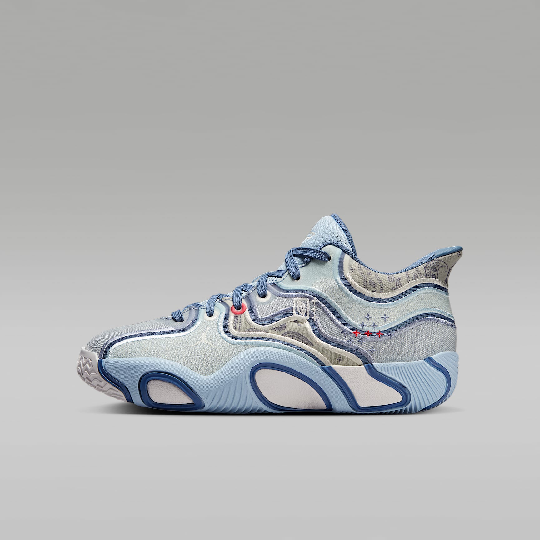 Tenis de básquetbol para niños grandes Tatum 3 "Blue Denim"