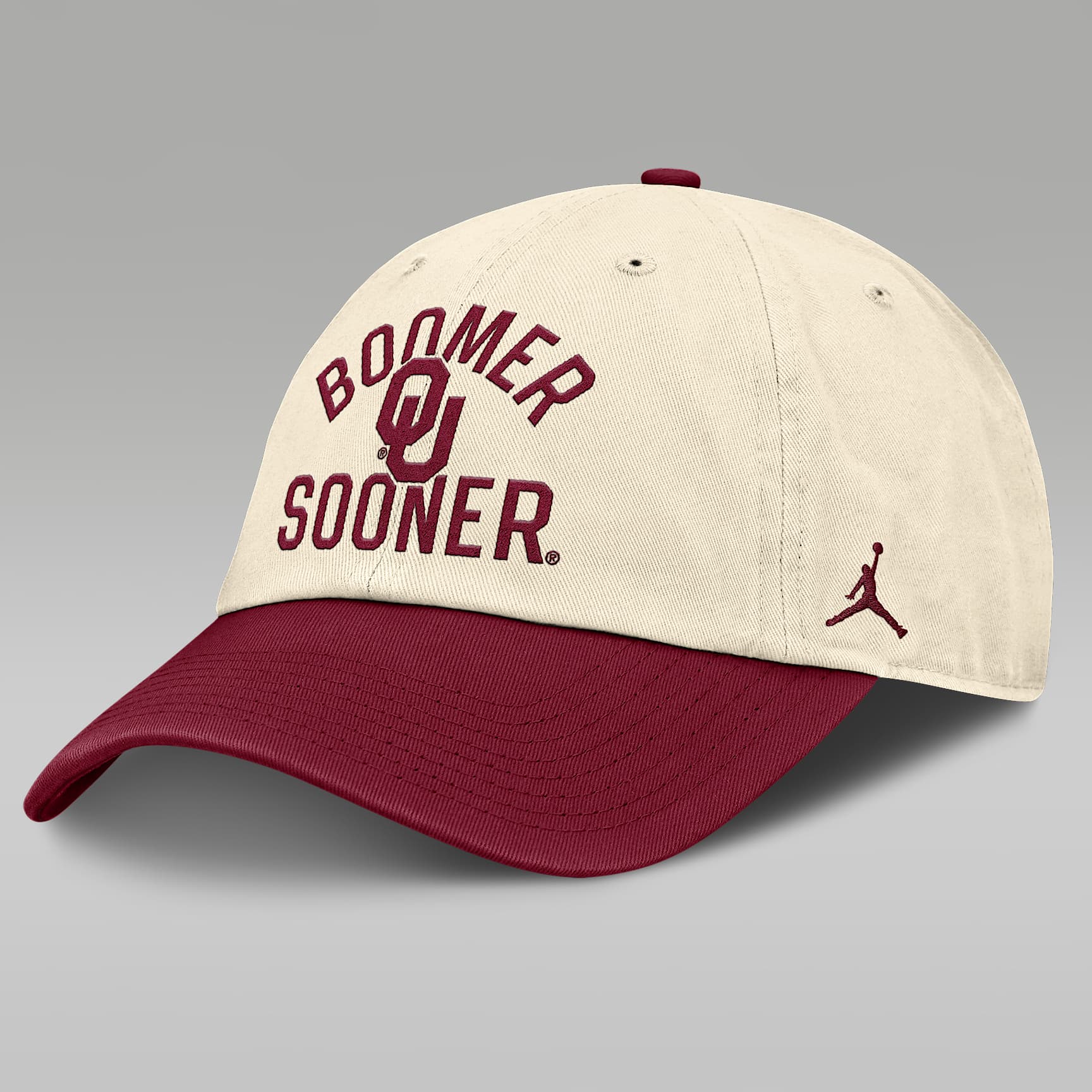 Oklahoma Primetime 2-Tone Club Men's Jordan Brand College Adjustable Hat