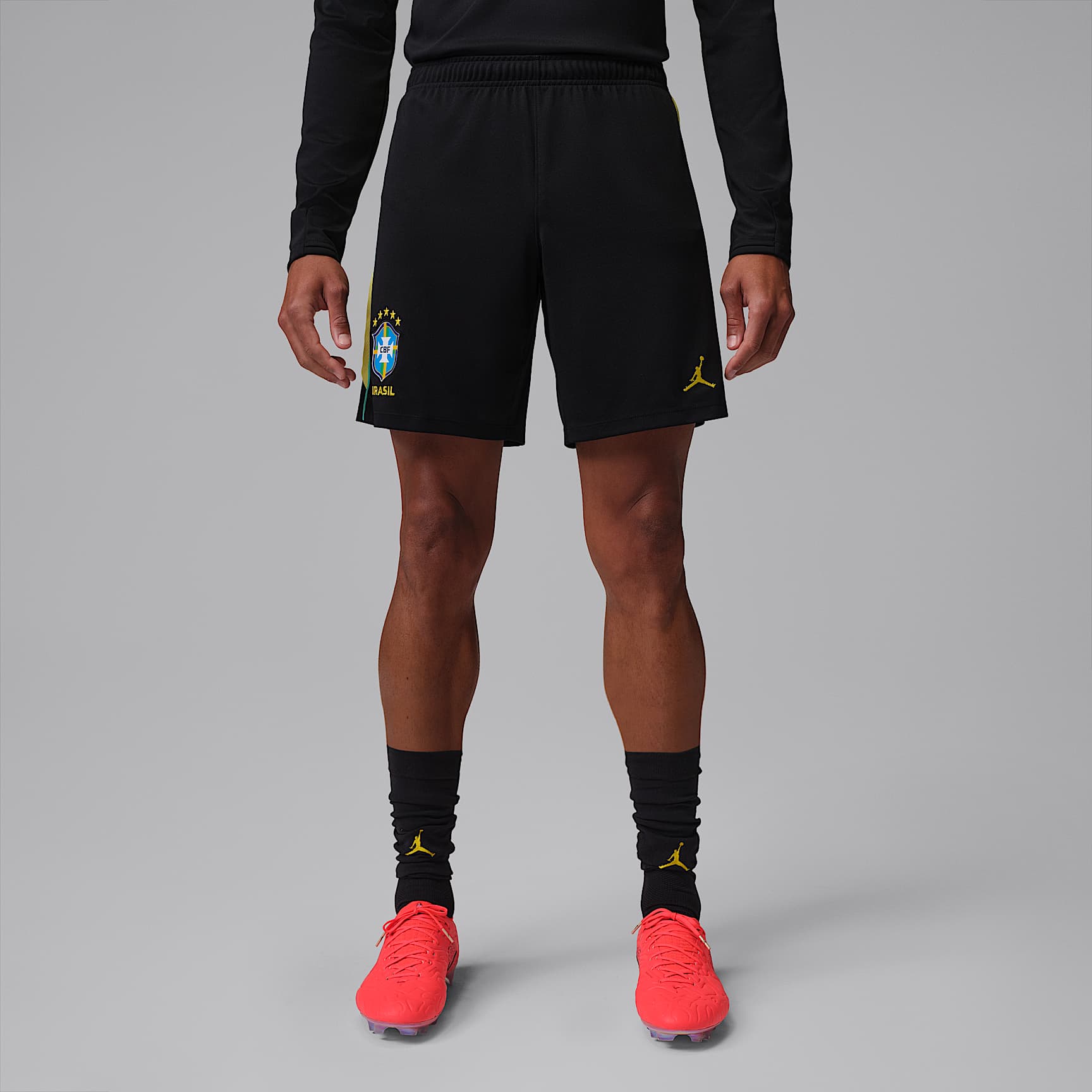 Brazil Academy Pro Jordan Dri-FIT strikket fotballshorts til herre