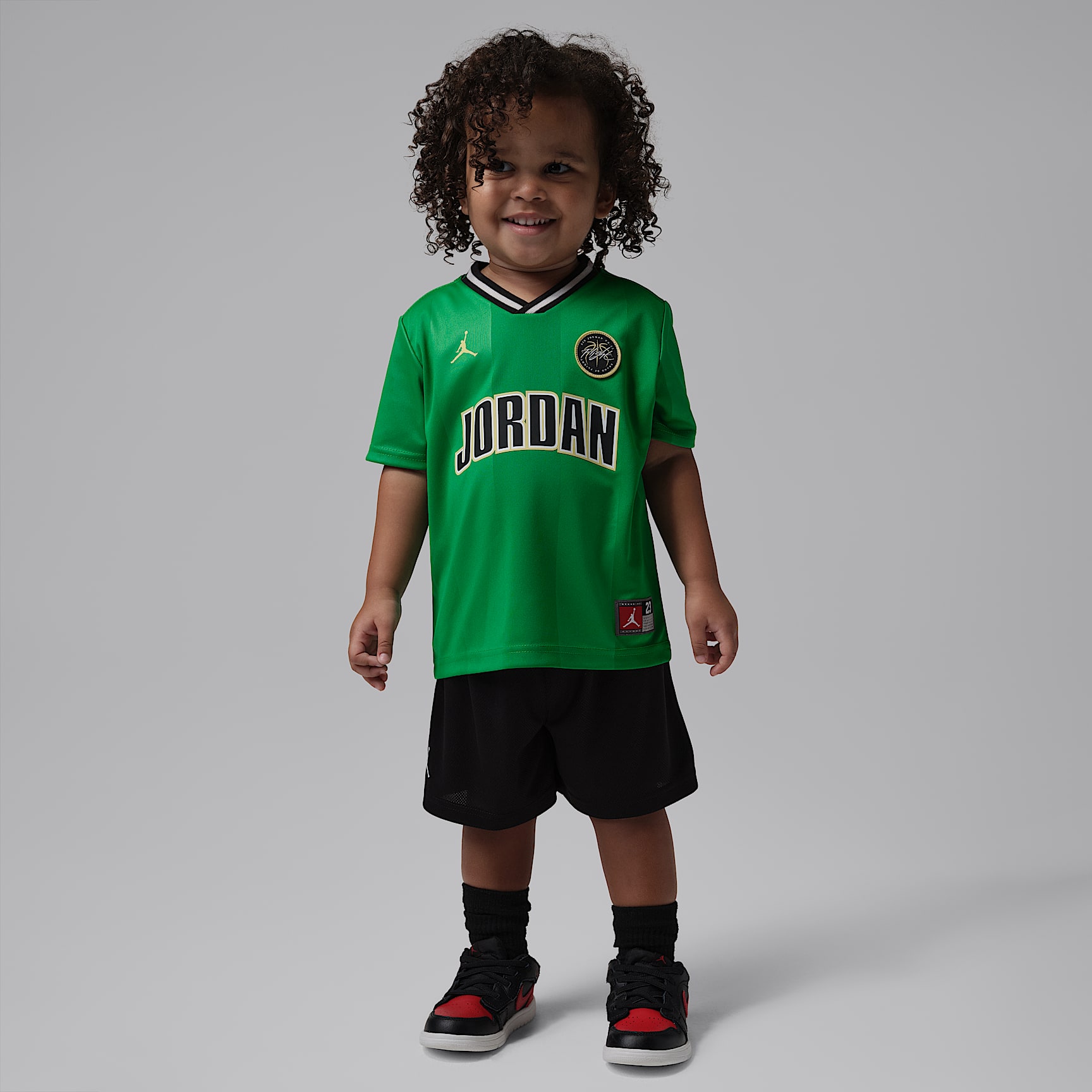 조던 베이비 스포츠 저지 앤 메쉬 쇼츠 세트