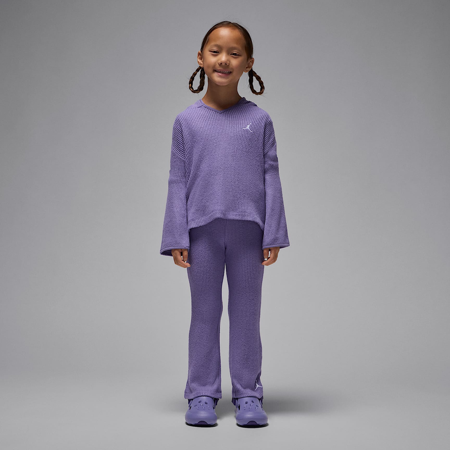 Jordan Little Kids' Heir To The Crown 2-Piece Ribbed Pullover Set