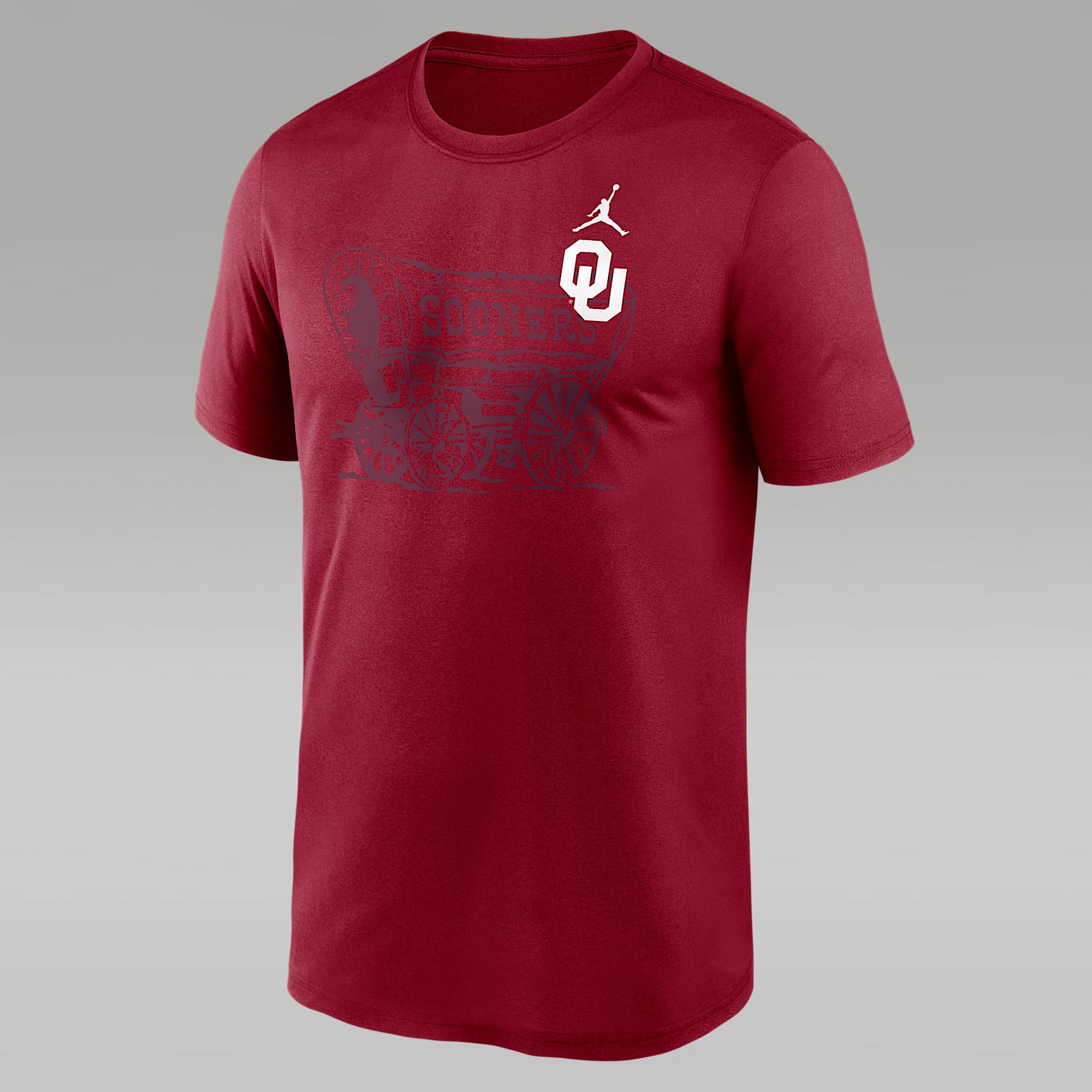 Oklahoma Campus Legend Shadow Logo Men's Jordan Brand College Pullover Hoodie