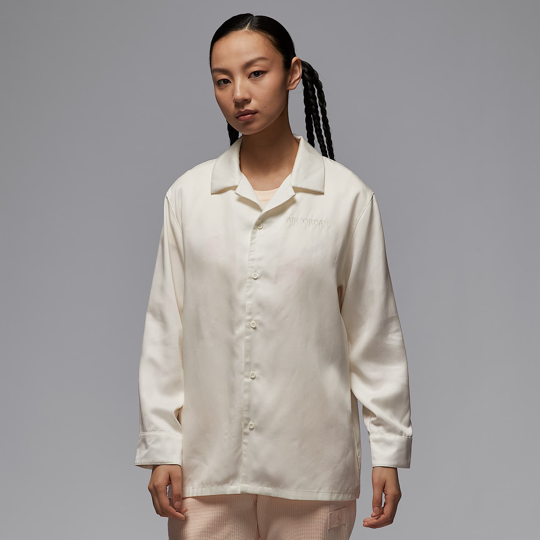 Air Jordan Women's Long-Sleeve Woven Top